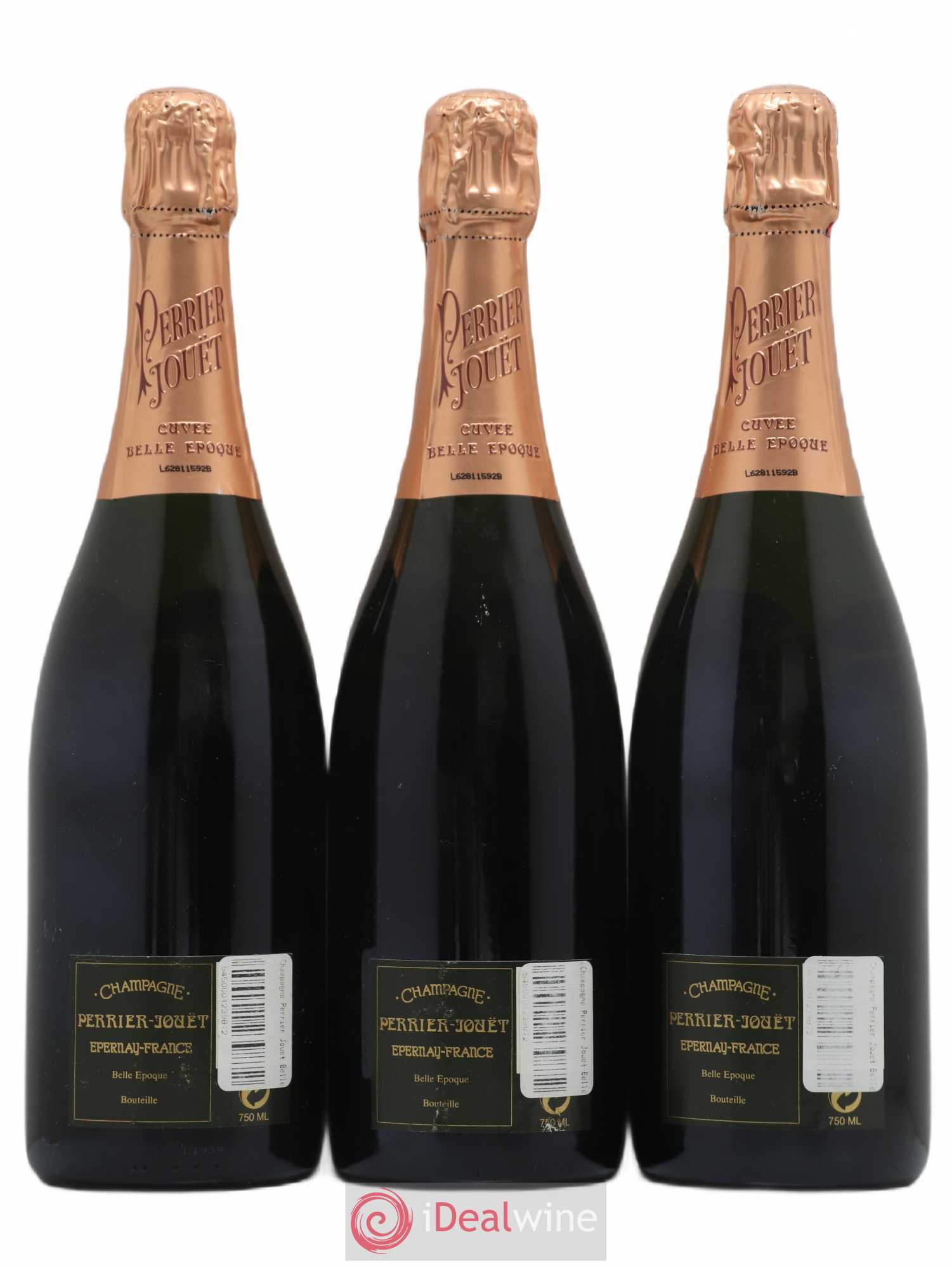 Cuvée Belle Epoque Brut Perrier-Jouët Brut 1989 - Lot de 3 bouteilles - 1