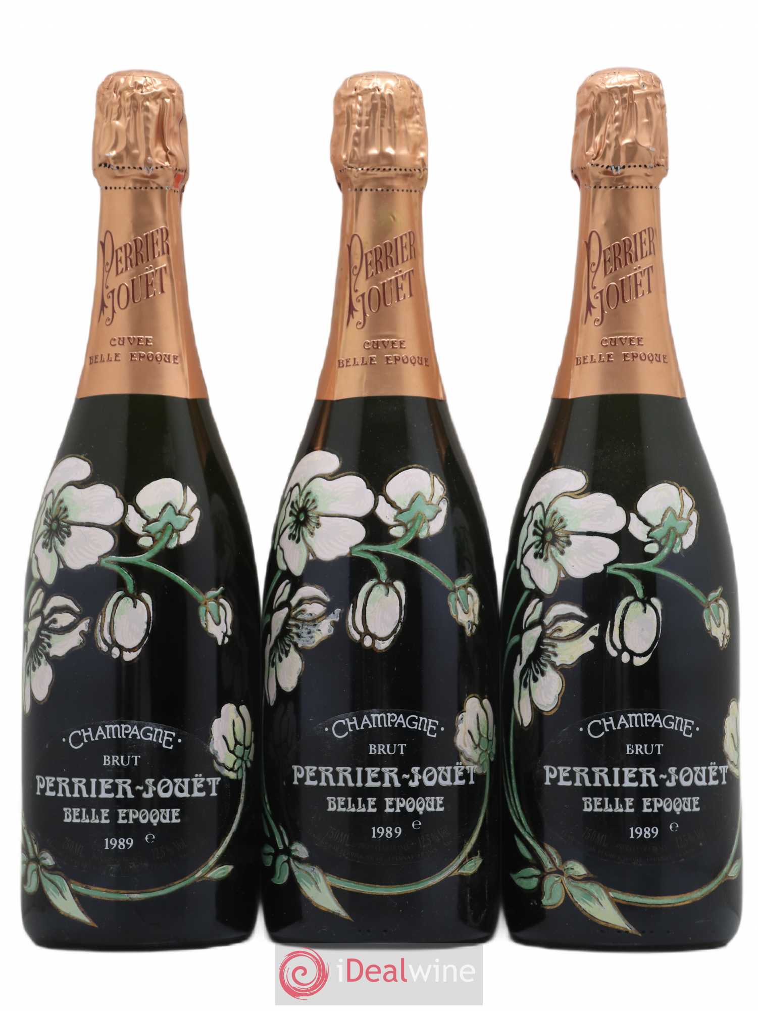 Cuvée Belle Epoque Brut Perrier-Jouët Brut 1989 - Lot de 3 bouteilles - 0