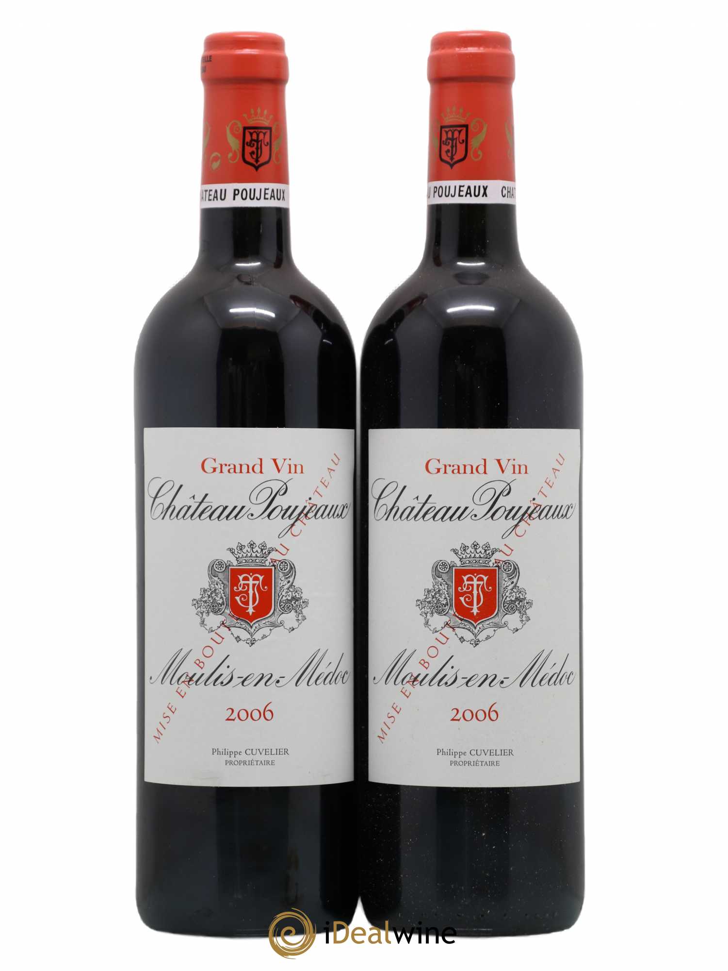 Château Poujeaux 2006 - Lot de 2 bouteilles - 0