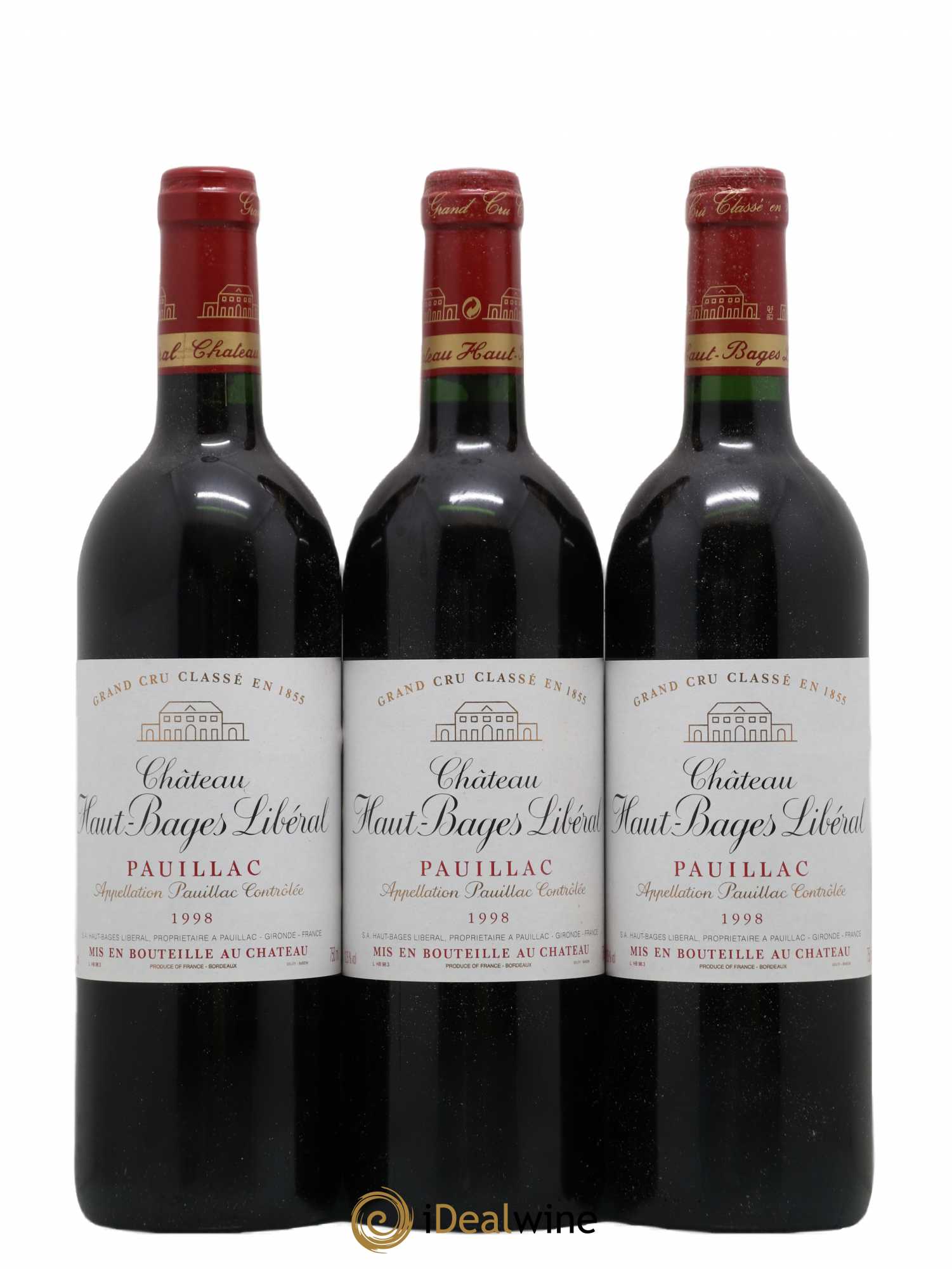 Château Haut Bages Libéral 5ème Grand Cru Classé 1998 - Lot de 12 bouteilles - 3