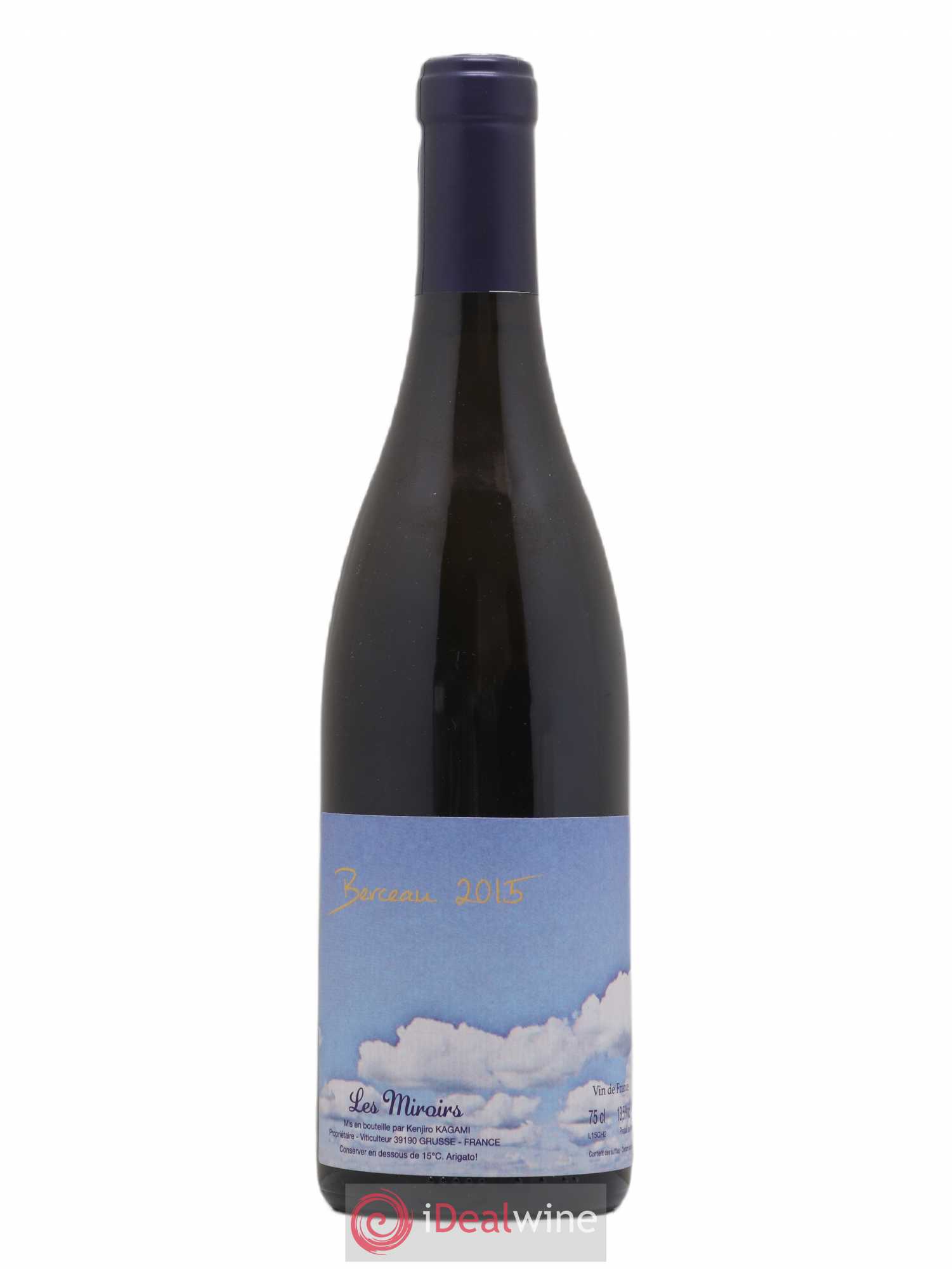 Vin de France Le Berceau Kenjiro Kagami - Domaine des Miroirs 2015 - Lot de 1 bouteille - 0