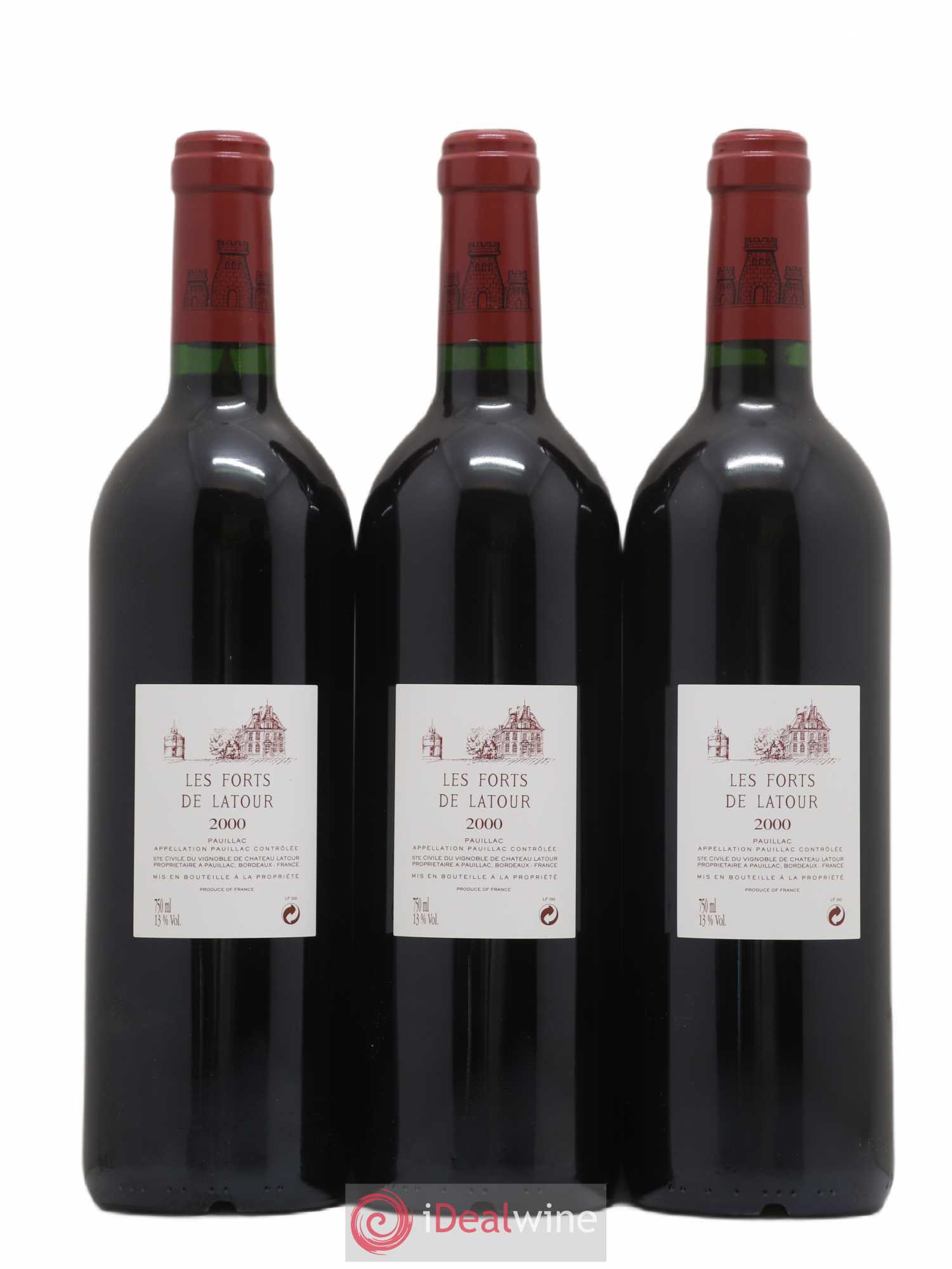 Les Forts de Latour Second Vin 2000 - Posten von 12 Flaschen - 6