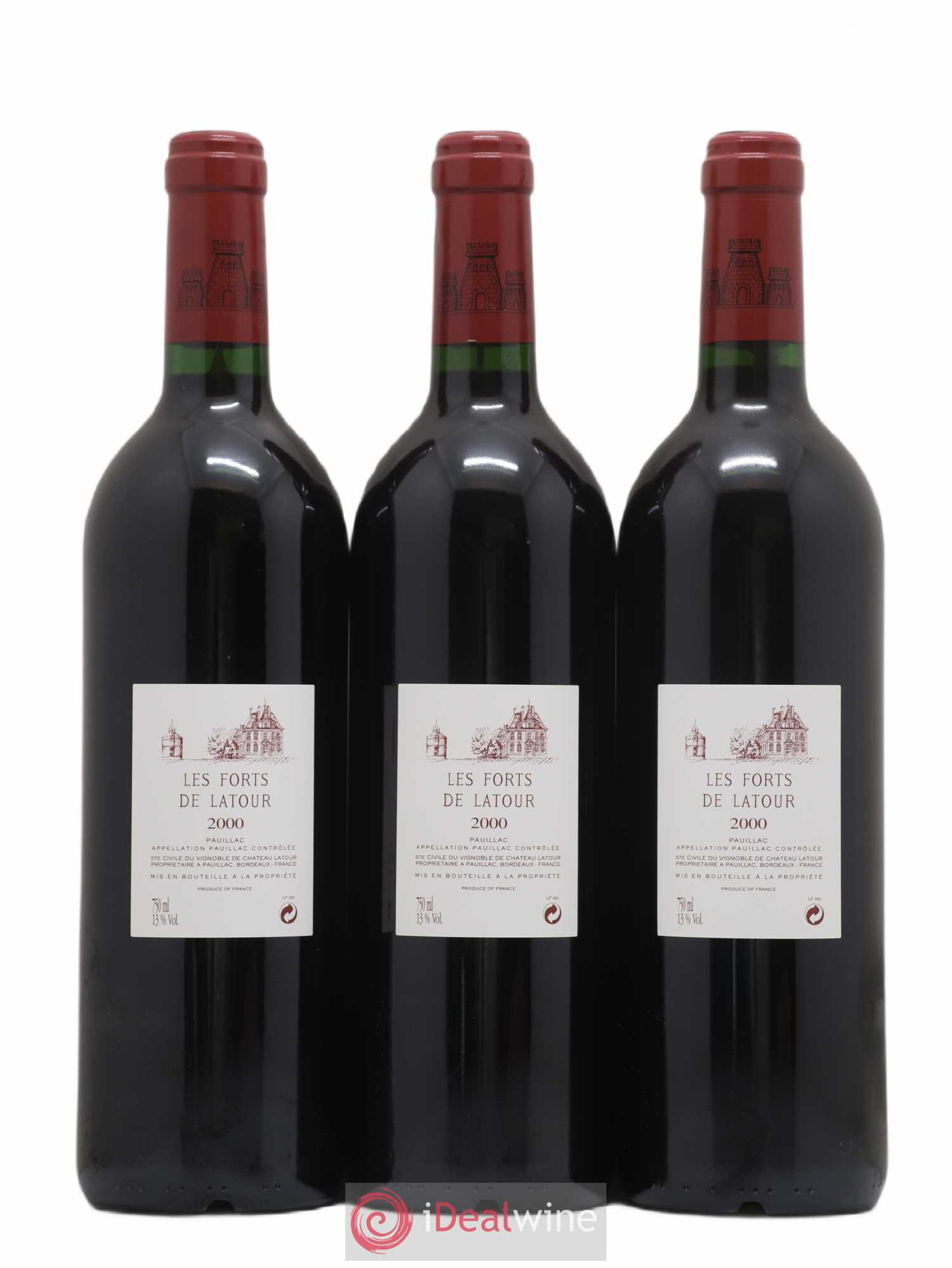 Les Forts de Latour Second Vin 2000 - Posten von 12 Flaschen - 8