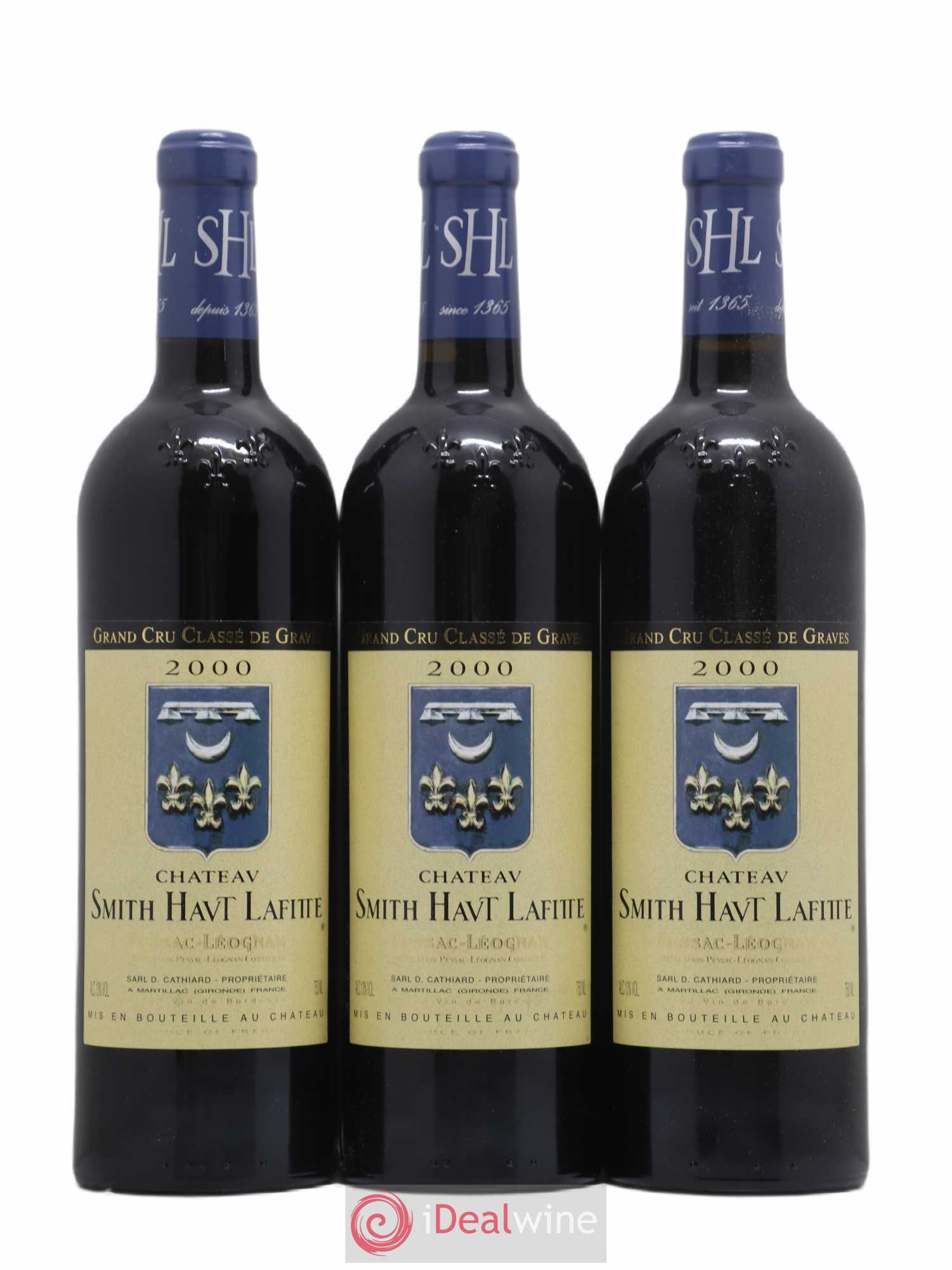 Château Smith Haut Lafitte Cru Classé de Graves 2000 - Lot de 12 bouteilles - 1