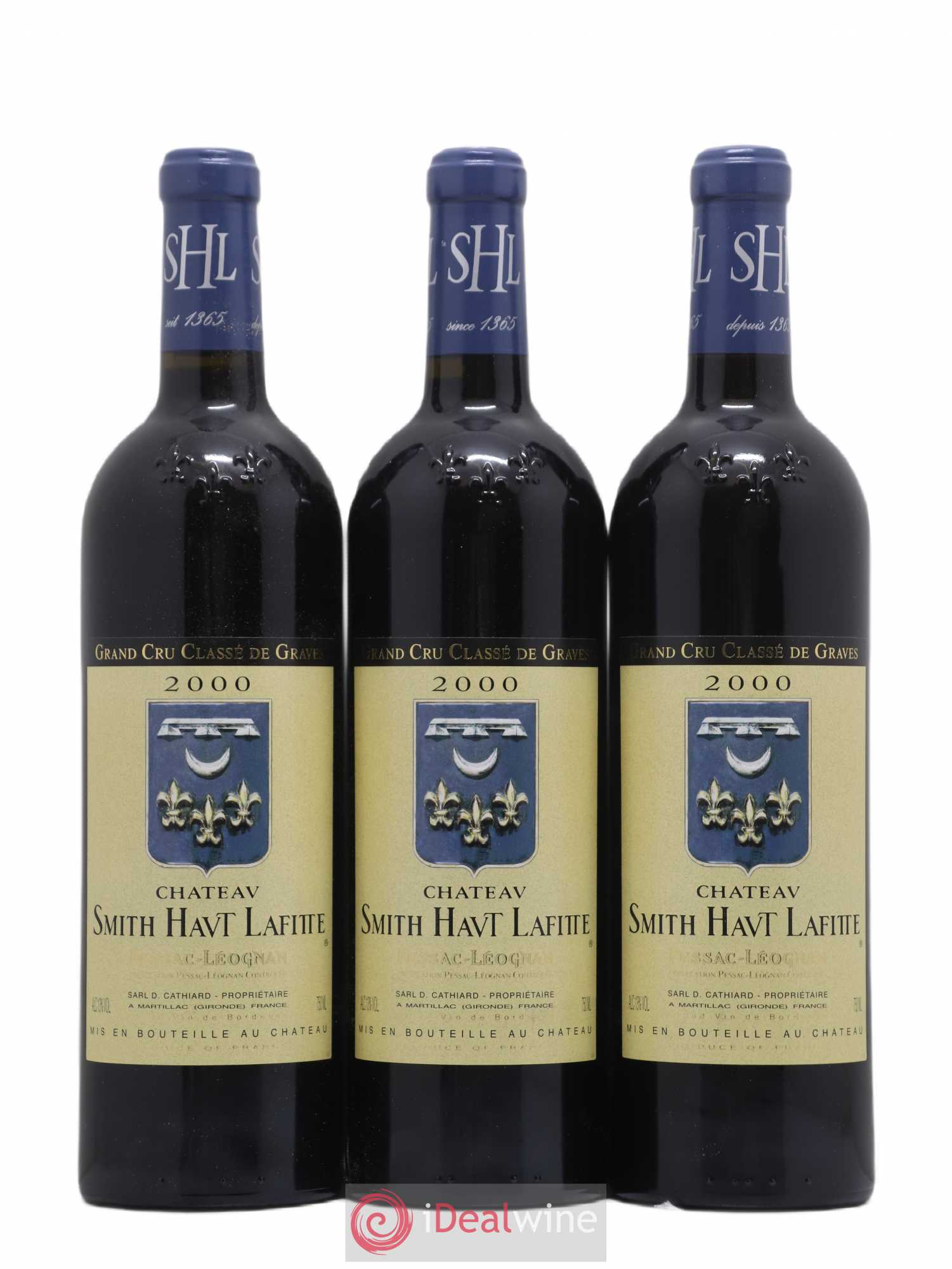 Château Smith Haut Lafitte Cru Classé de Graves 2000 - Lot de 12 bouteilles - 2