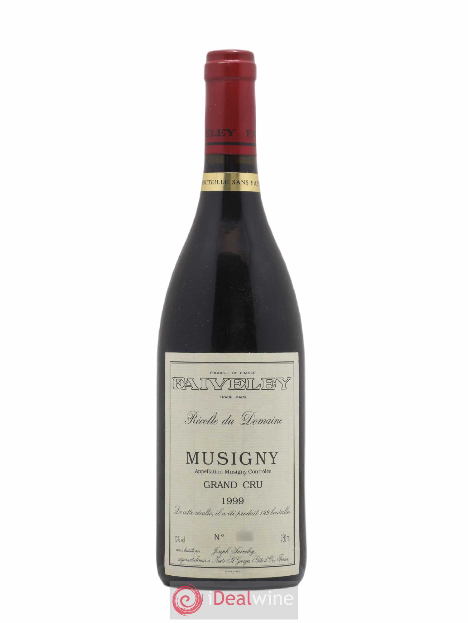 Musigny Grand Cru Faiveley 1999 - Lot de 1 bouteille - 0