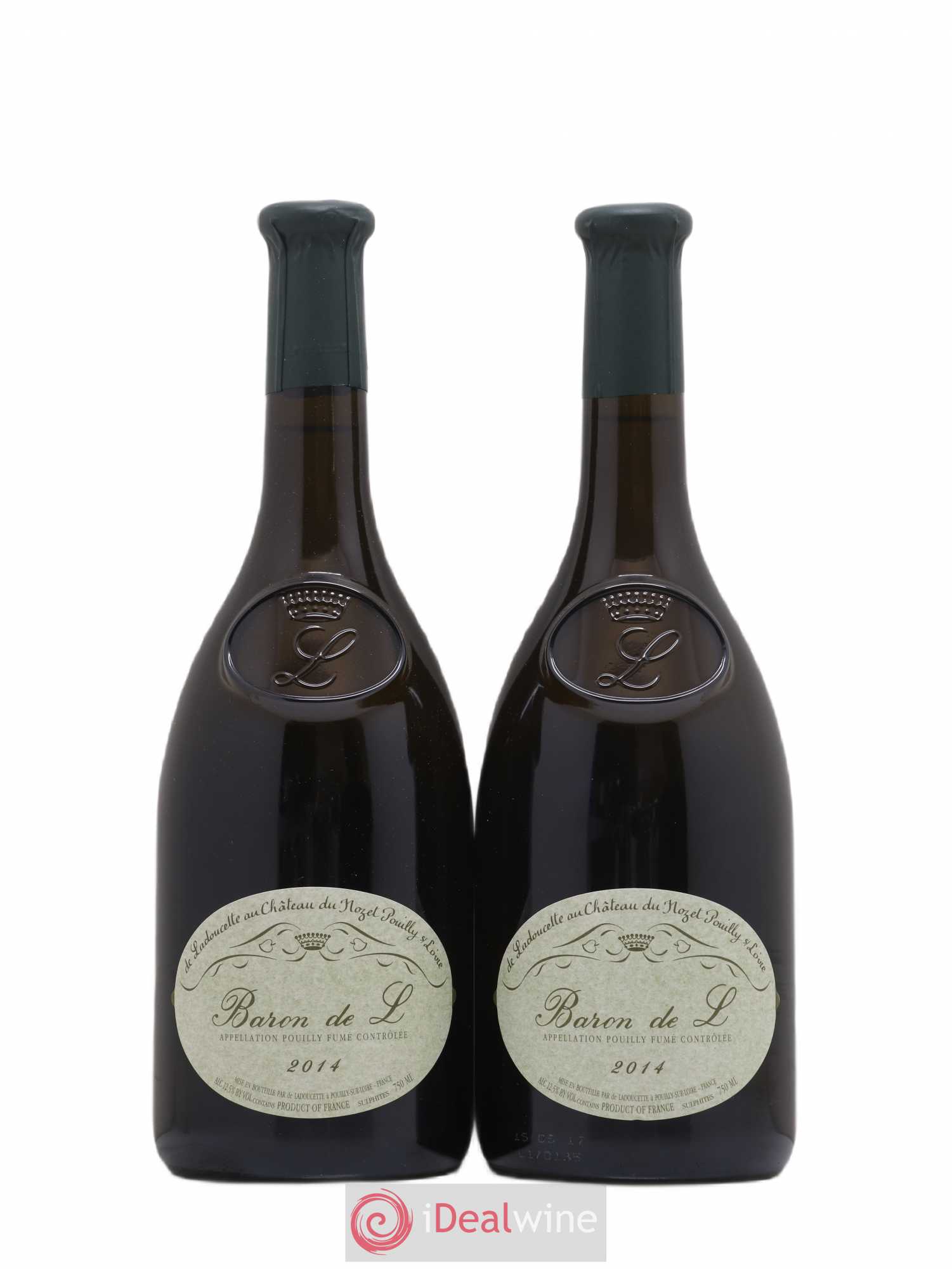 Pouilly-Fumé Baron de L Patrick de Ladoucette 2014 - Lot de 2 bouteilles - 0