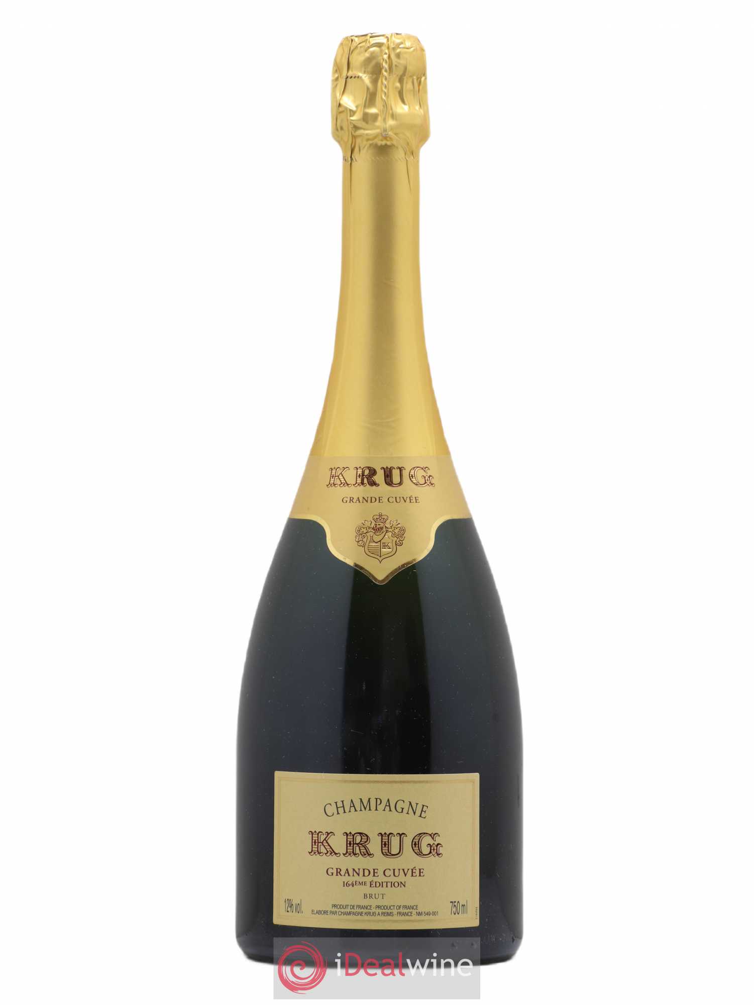 Grande Cuvée - 164ème édition Krug Brut - Lot de 1 bouteille - 0