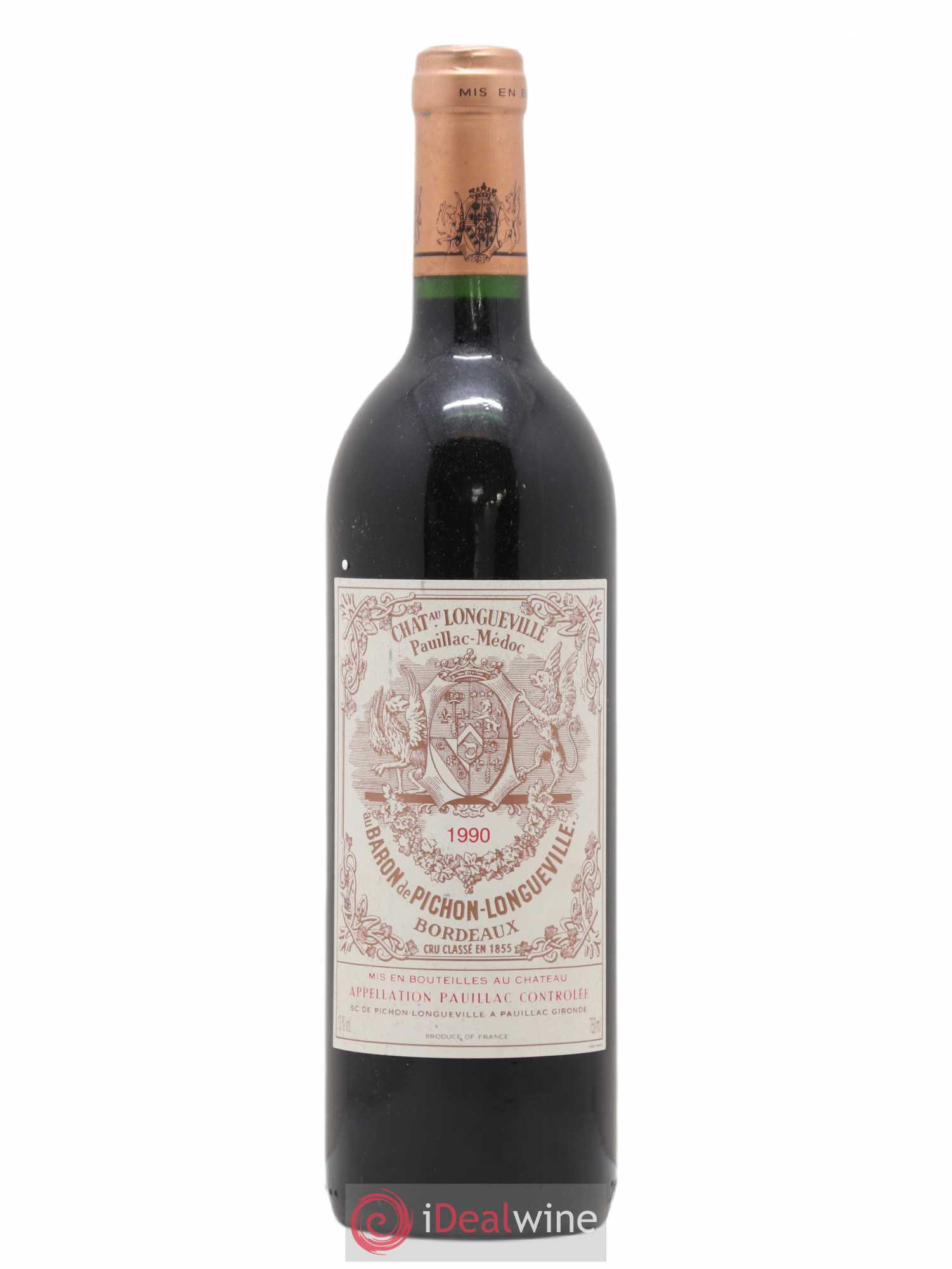 Pichon Longueville Baron 2ème Grand Cru Classé 1990 - Lot de 1 bouteille - 0