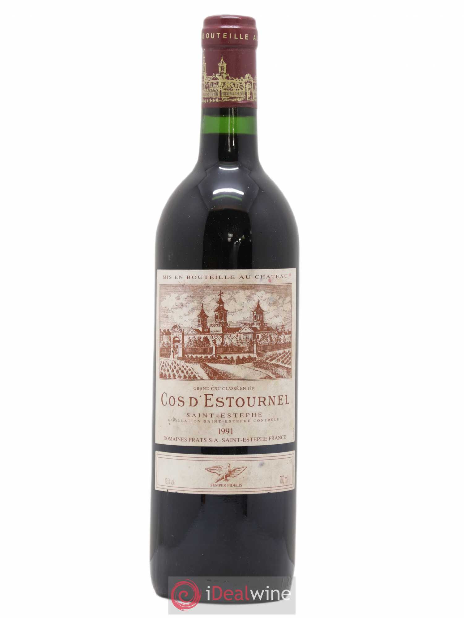 Cos d'Estournel 2ème Grand Cru Classé 1991 - Lot de 1 bouteille - 0