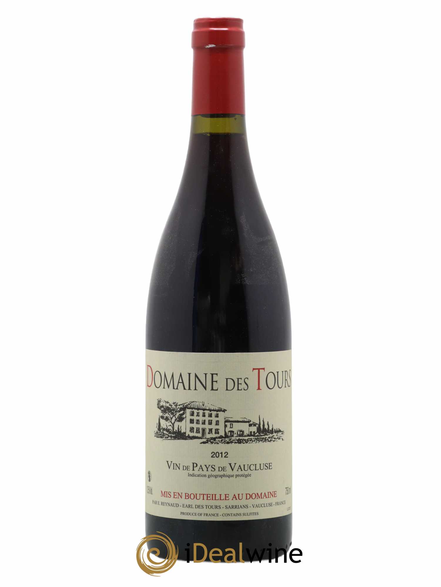 Vaucluse (Vin de Pays de Vaucluse) Domaine des Tours Emmanuel Reynaud 2012 - Lot de 1 bouteille - 0