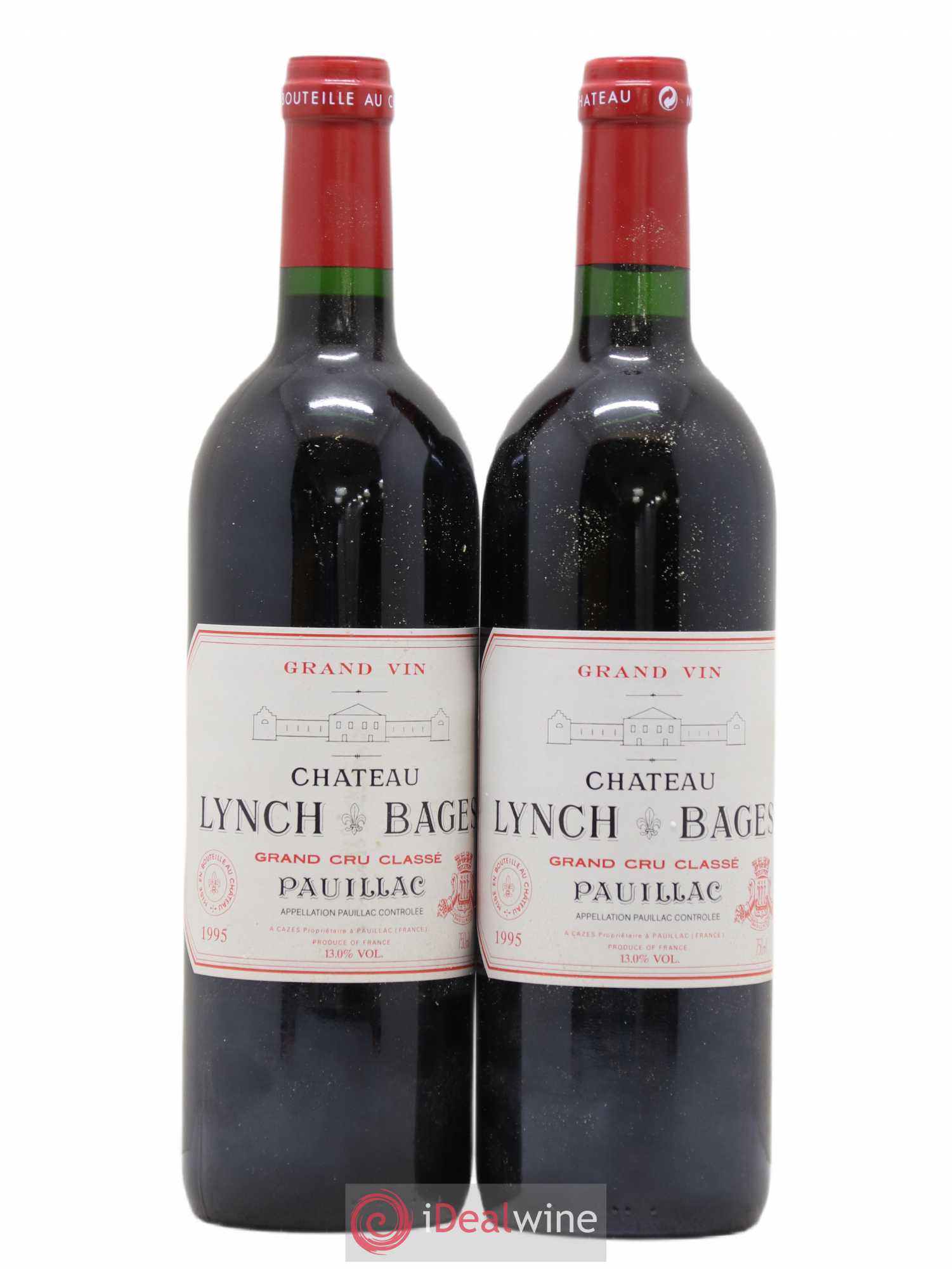 Château Lynch Bages 5ème Grand Cru Classé 1995 - Lot de 2 bouteilles - 0