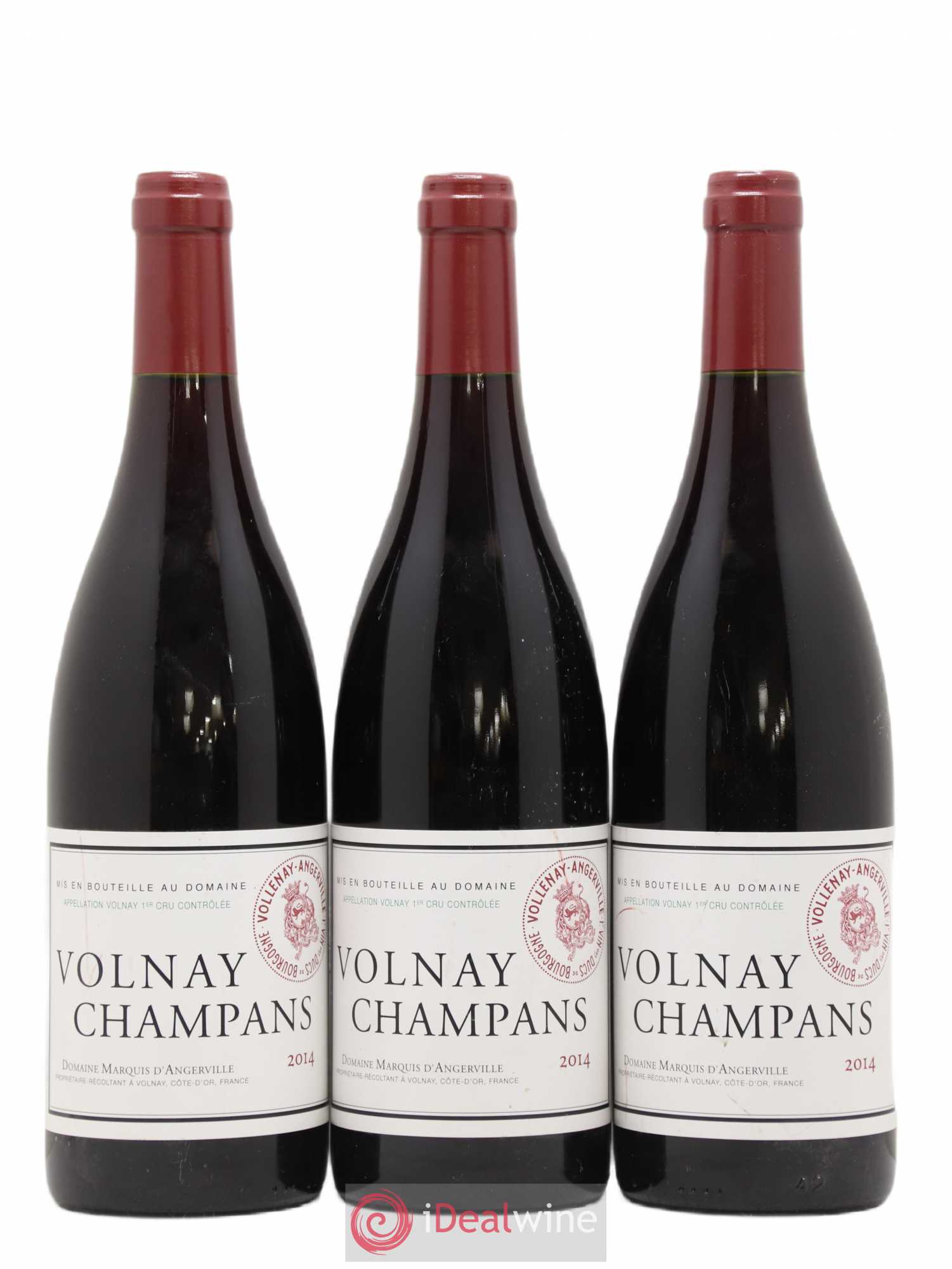 Volnay 1er Cru Champans Marquis d'Angerville (Domaine) 2014 - Lot de 3 bouteilles - 0
