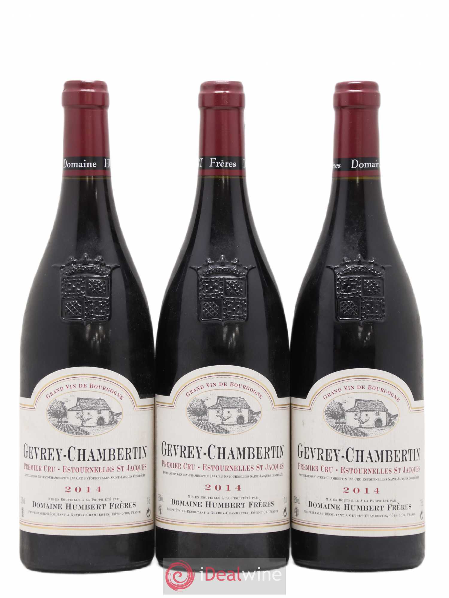 Gevrey-Chambertin 1er Cru Estournelles Saint-Jacques Humbert (Domaine) 2014 - Lot de 3 bouteilles - 0