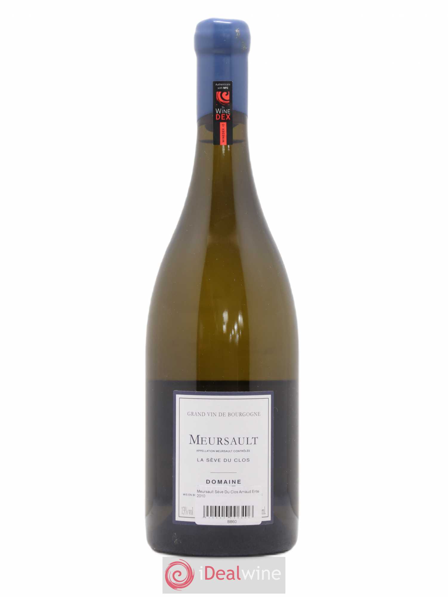 Meursault La Sève du Clos Arnaud Ente 2010 - Lot de 1 bouteille - 1