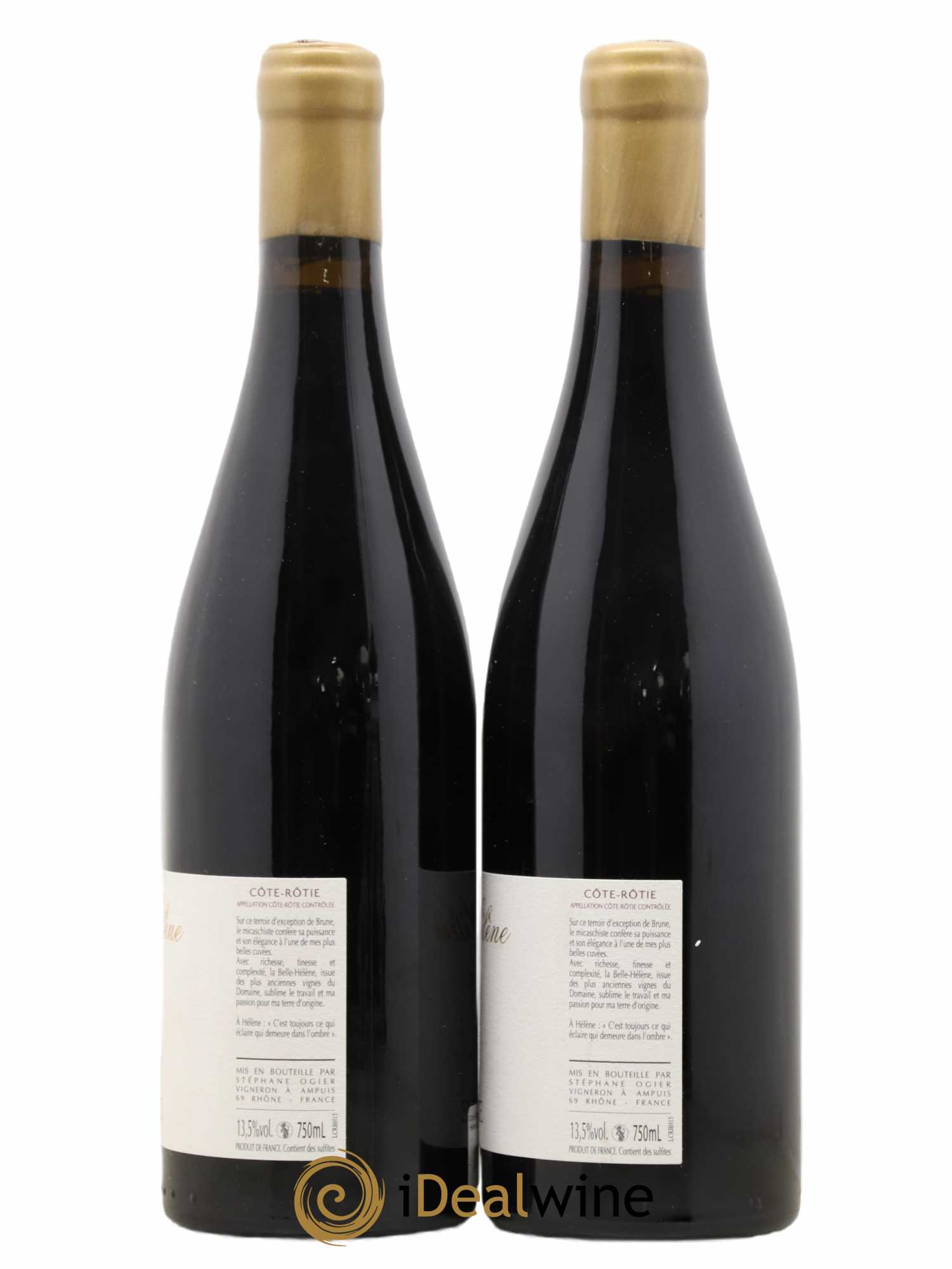 Côte-Rôtie La Belle Hélène Stéphane Ogier 2015 - Lot de 2 bouteilles - 1