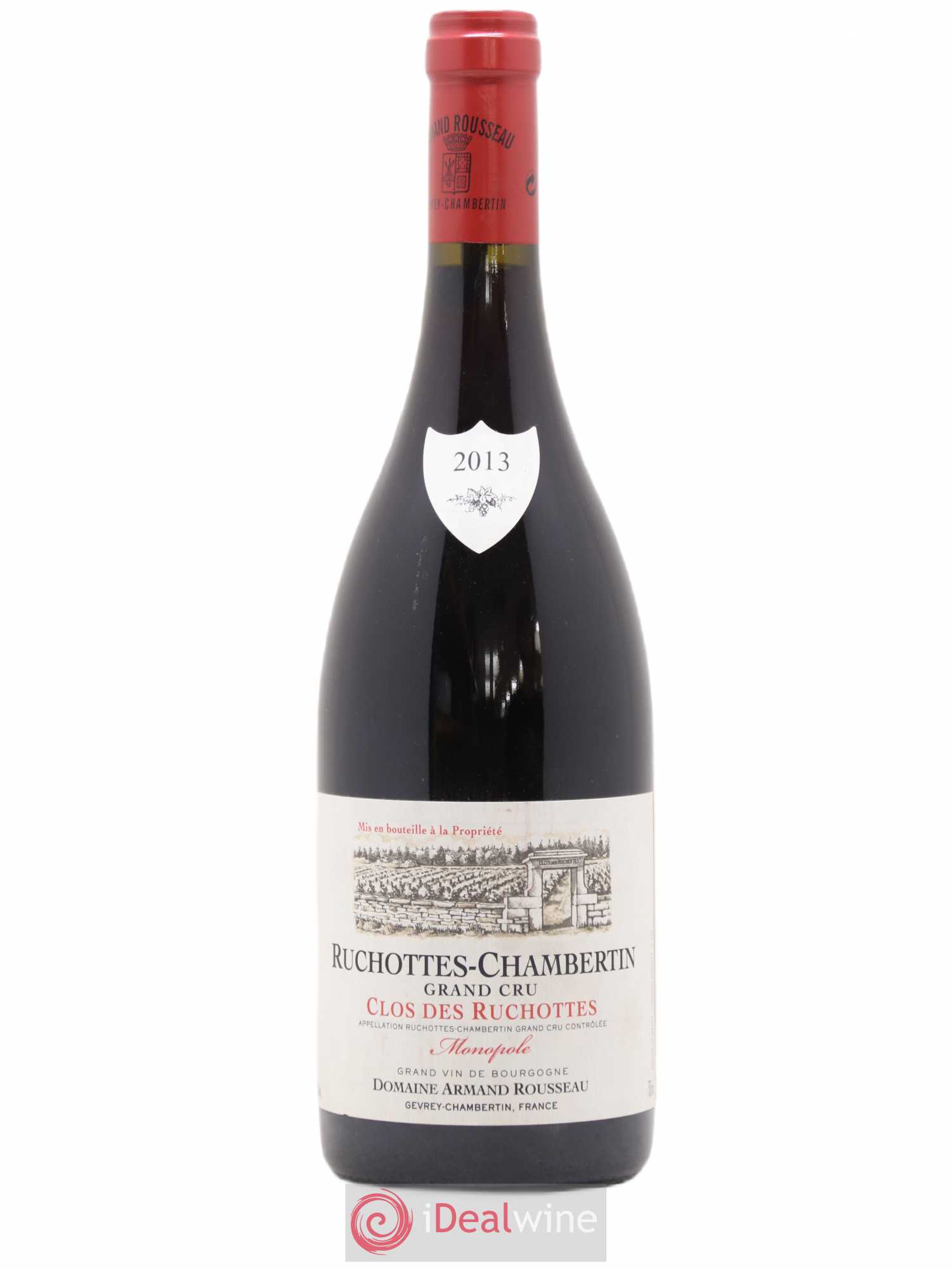 Ruchottes-Chambertin Grand Cru Clos des Ruchottes Armand Rousseau (Domaine) 2013 - Lot de 1 bouteille - 0