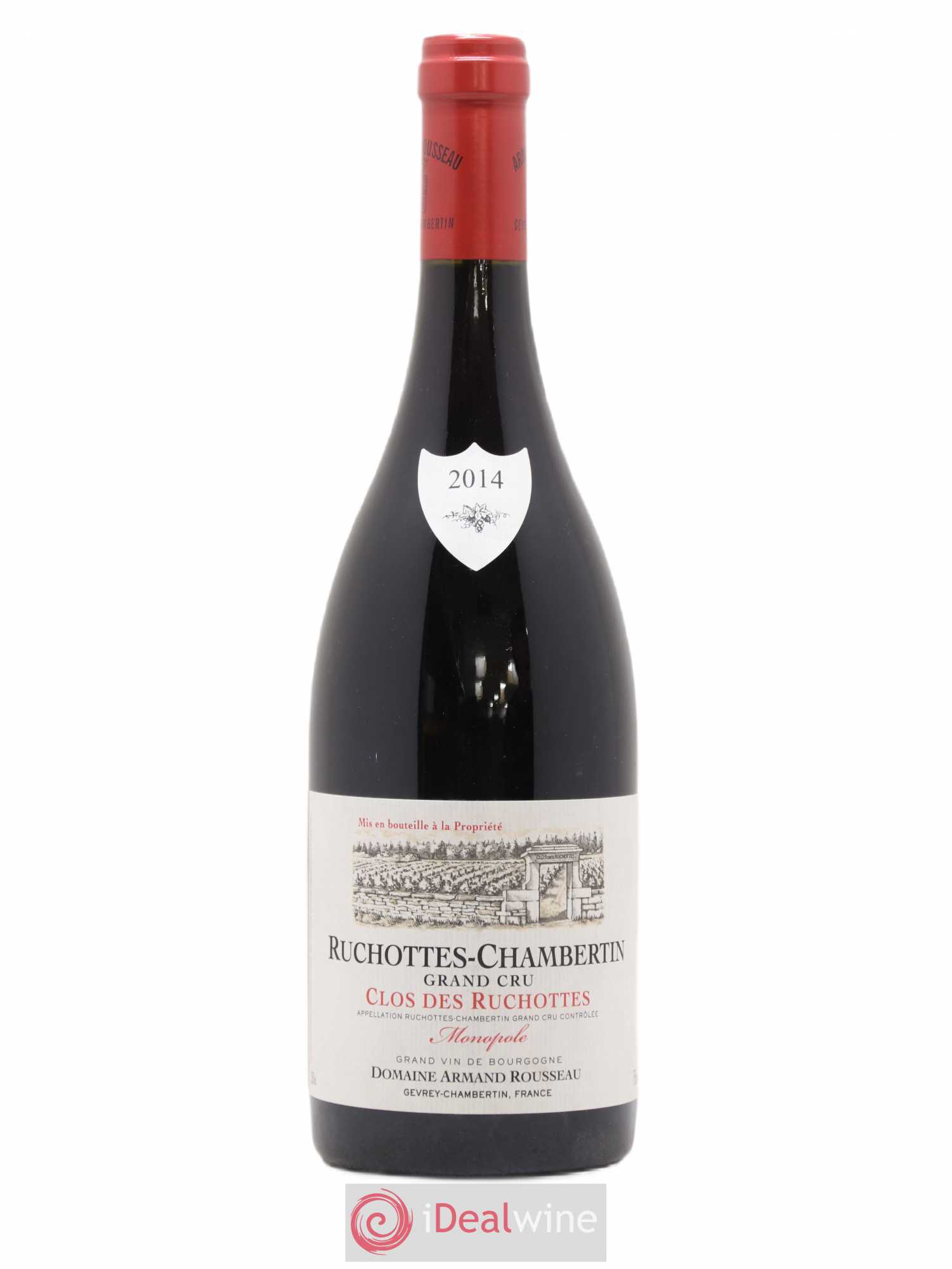 Ruchottes-Chambertin Grand Cru Clos des Ruchottes Armand Rousseau (Domaine) 2014 - Posten von 1 Flasche - 0