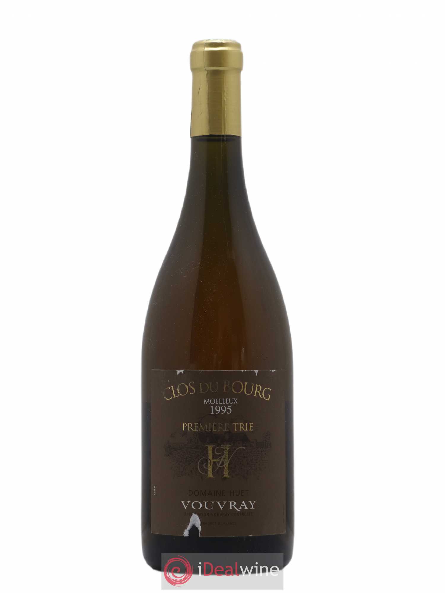 Vouvray Clos du Bourg Moelleux 1ère trie Domaine Huet 1995 - Lotto di 1 bottiglia - 0