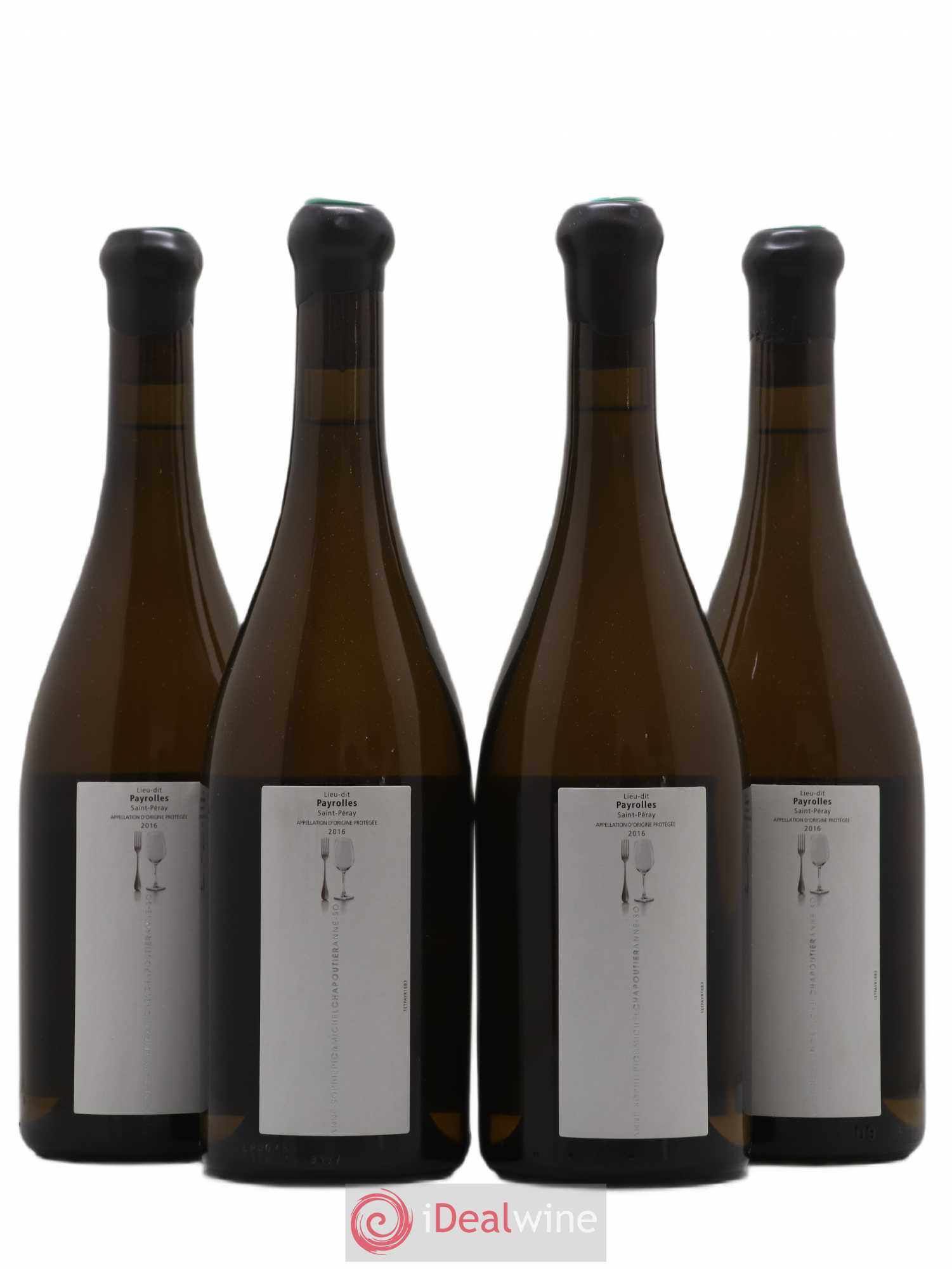 Saint-Péray Chapoutier Payrolle 2016 - Posten von 4 Flaschen - 0