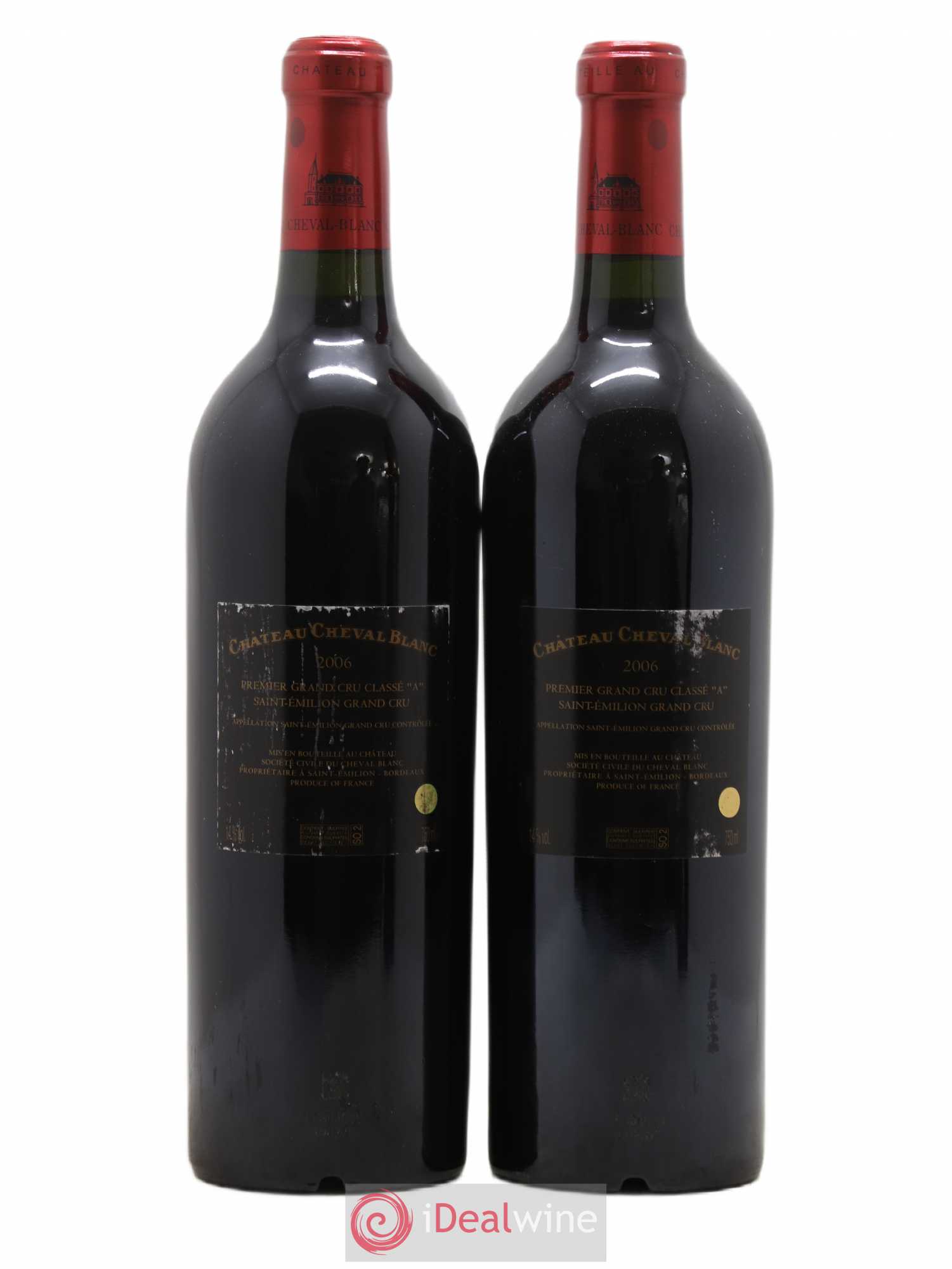 Château Cheval Blanc 1er Grand Cru Classé A 2006 - Lot de 2 bouteilles - 1
