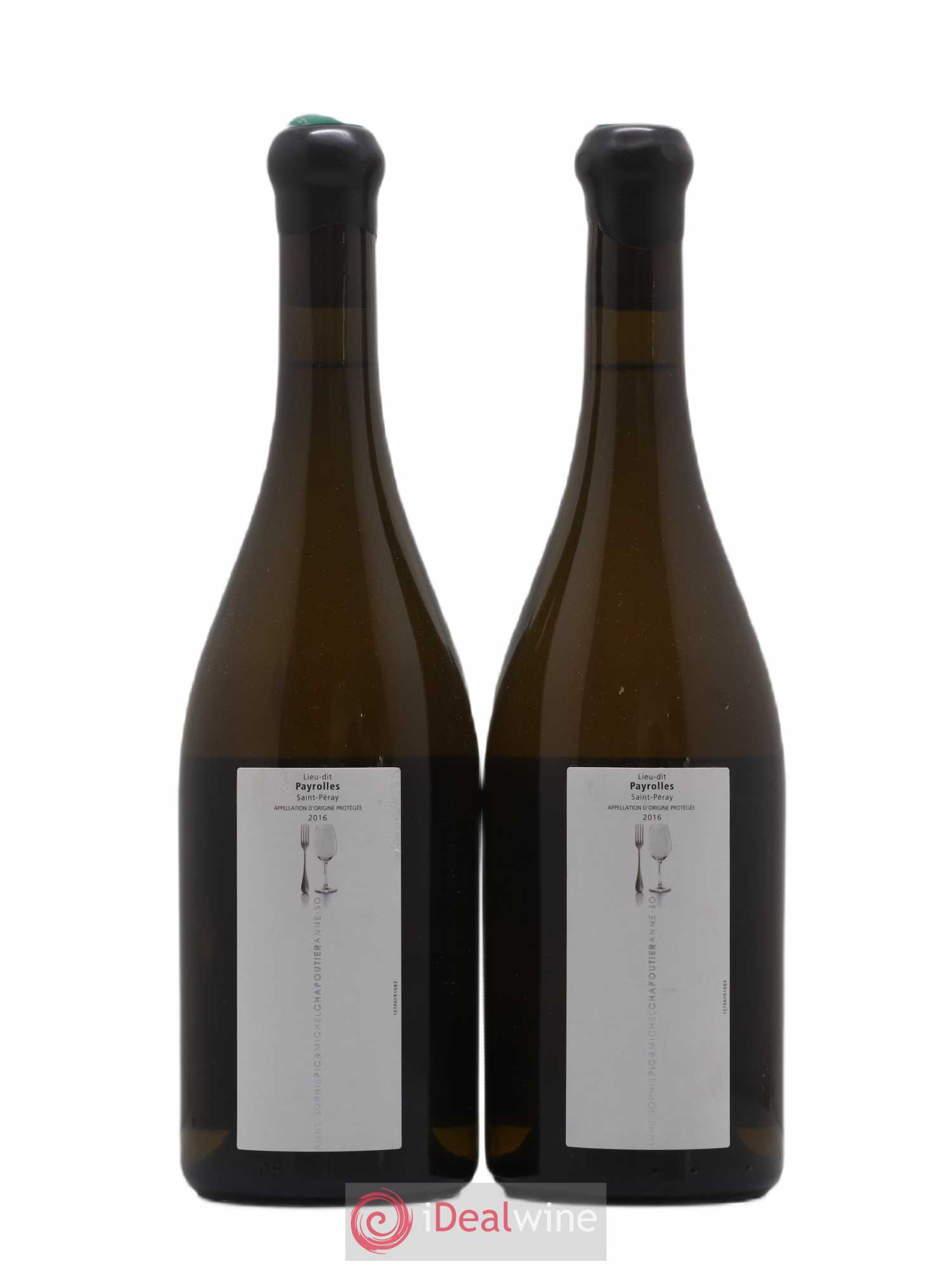Saint-Péray Chapoutier Payrolle 2016 - Posten von 2 Flaschen - 0
