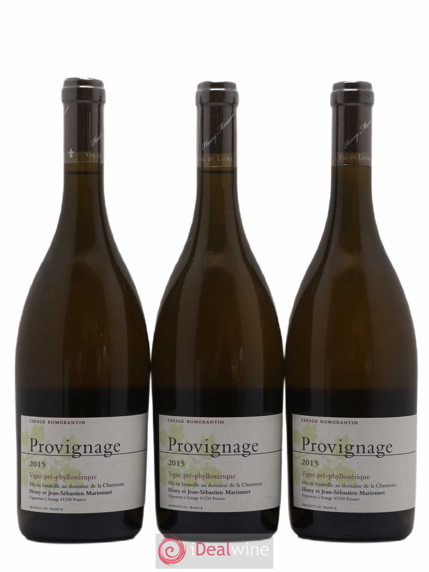 Vin de France Provignage Vigne Pré-phylloxérique Marionnet 2015 - Posten von 3 Flaschen - 0