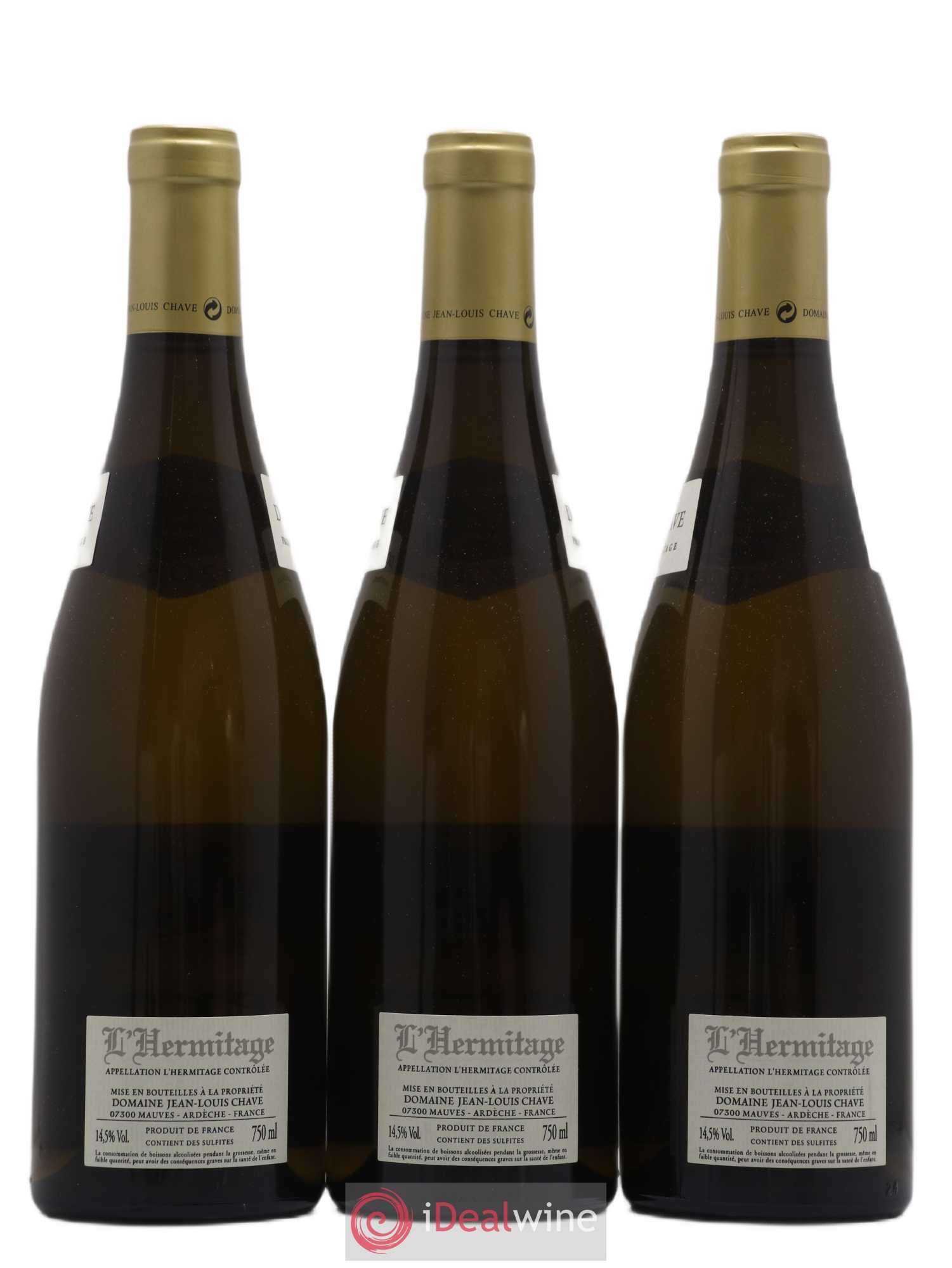Hermitage Jean-Louis Chave 2015 - Lot de 3 bouteilles - 1