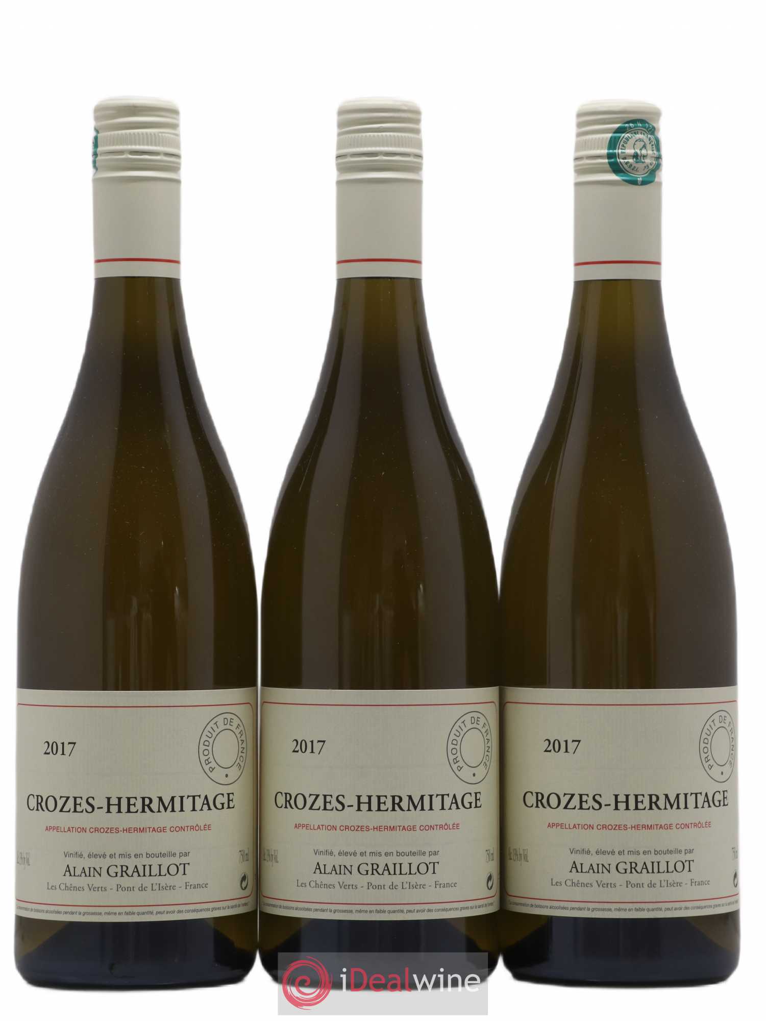Crozes-Hermitage Domaine Graillot 2017 - Lot de 3 bouteilles - 0