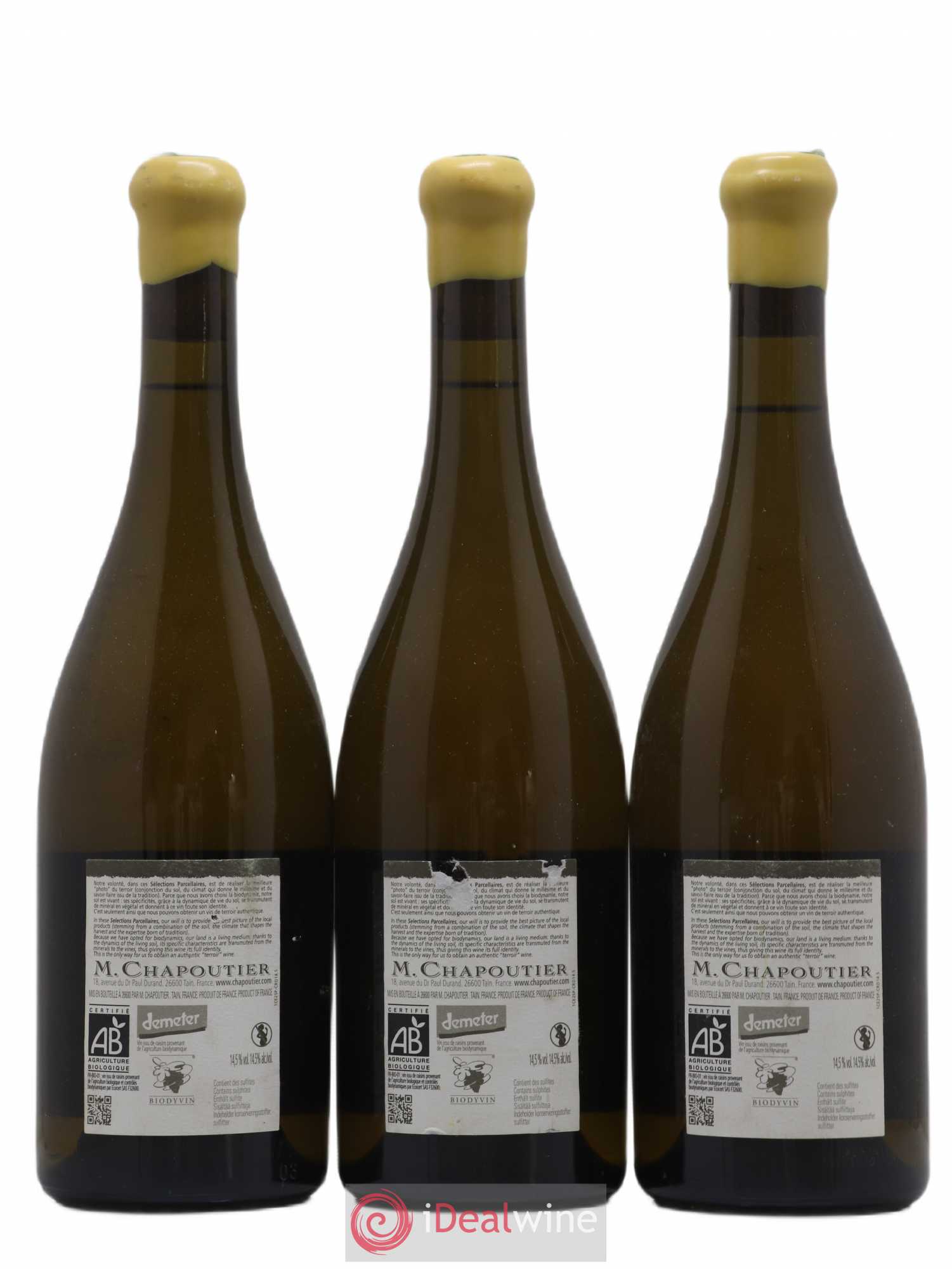 Hermitage Ermitage Le Méal Chapoutier 2010 - Lot de 3 bouteilles - 1