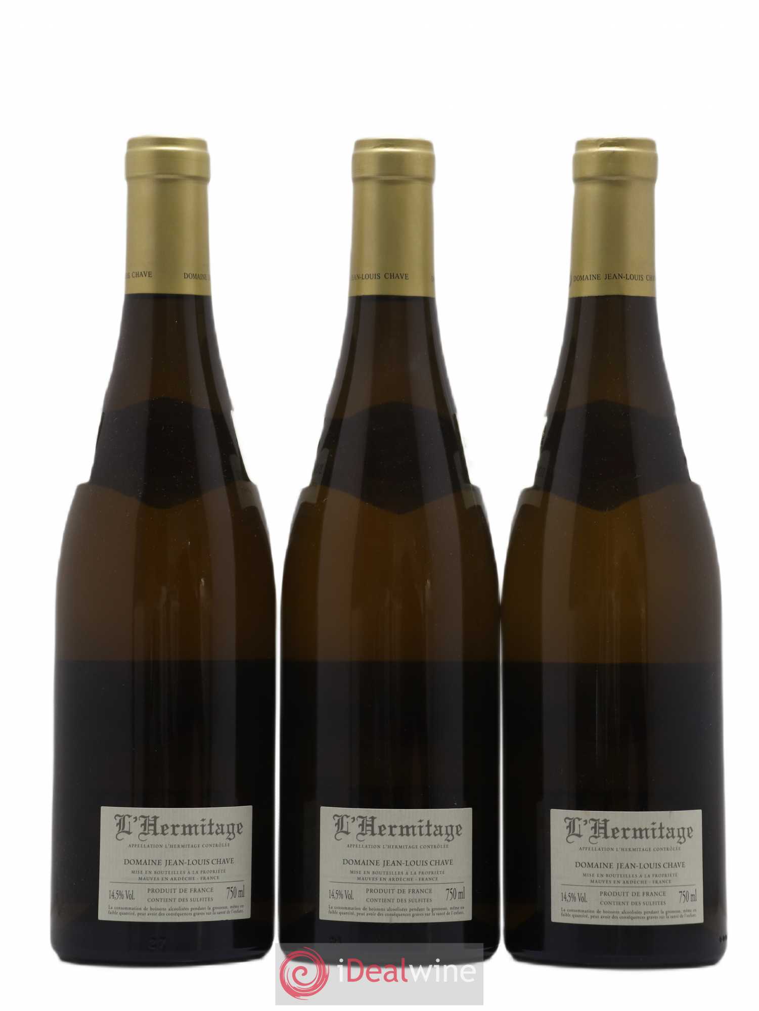 Hermitage Jean-Louis Chave 2010 - Lot de 3 bouteilles - 1
