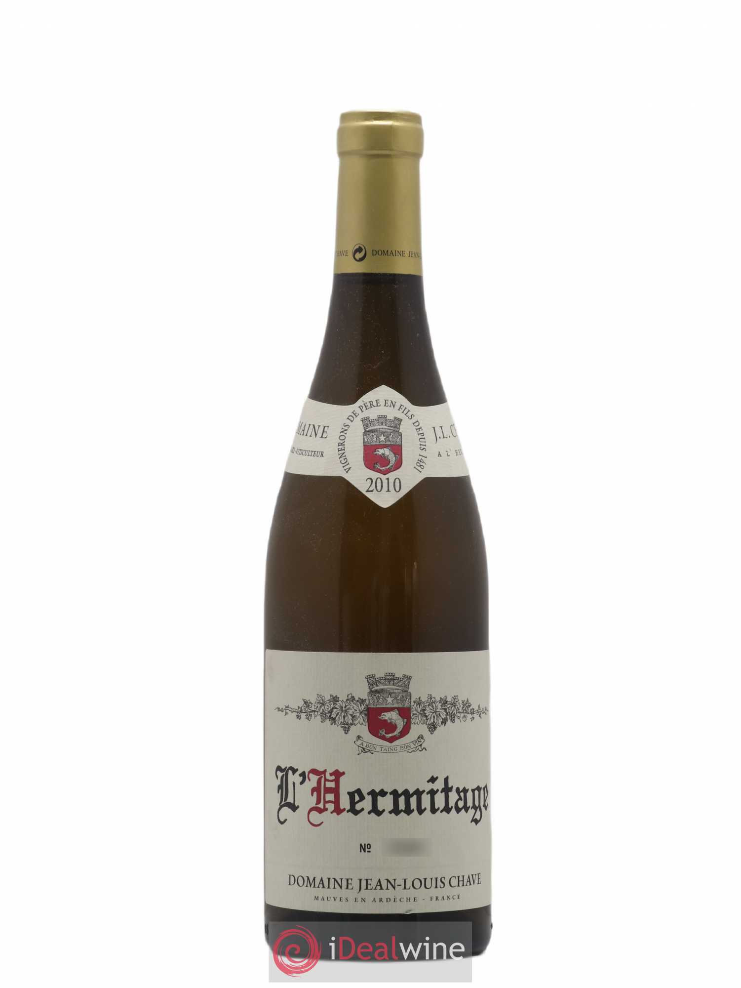 Hermitage Jean-Louis Chave 2010 - Lot de 1 bouteille - 0
