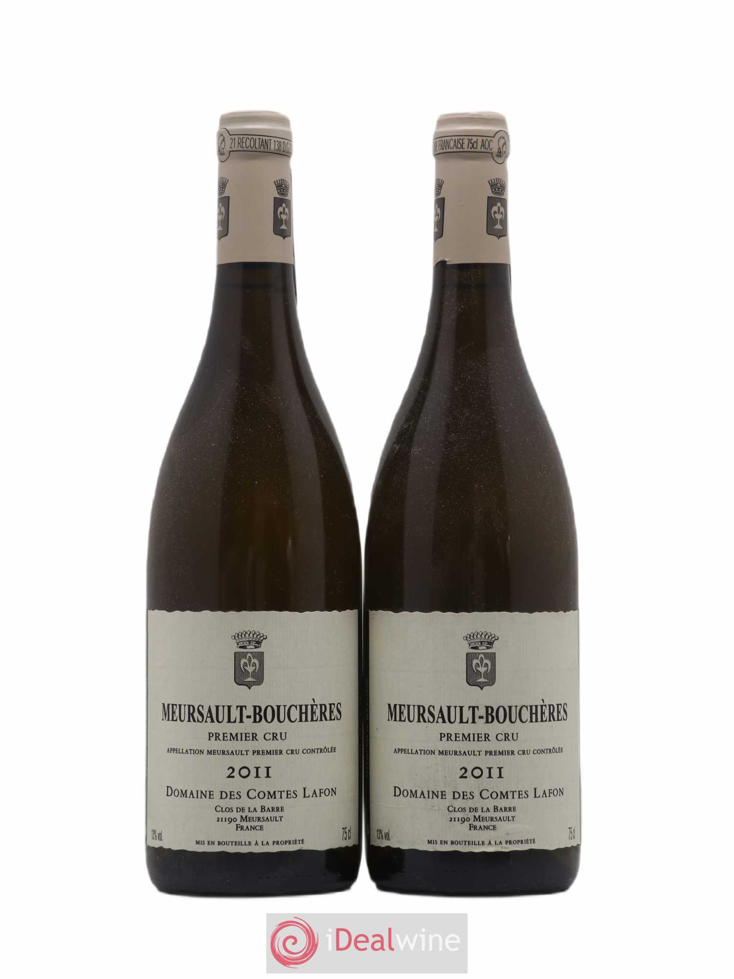 Meursault 1er Cru Bouchères Comtes Lafon (Domaine des) 2011 - Lot de 2 bouteilles - 0