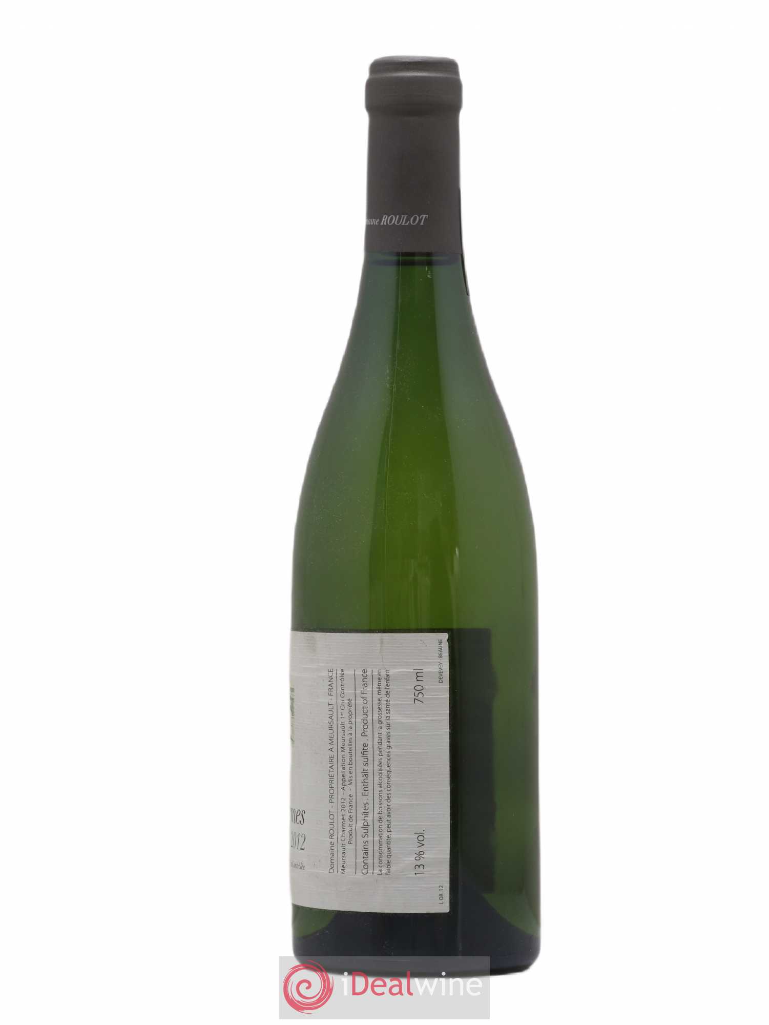 Meursault 1er Cru Charmes Roulot (Domaine) 2012 - Lot de 1 bouteille - 1
