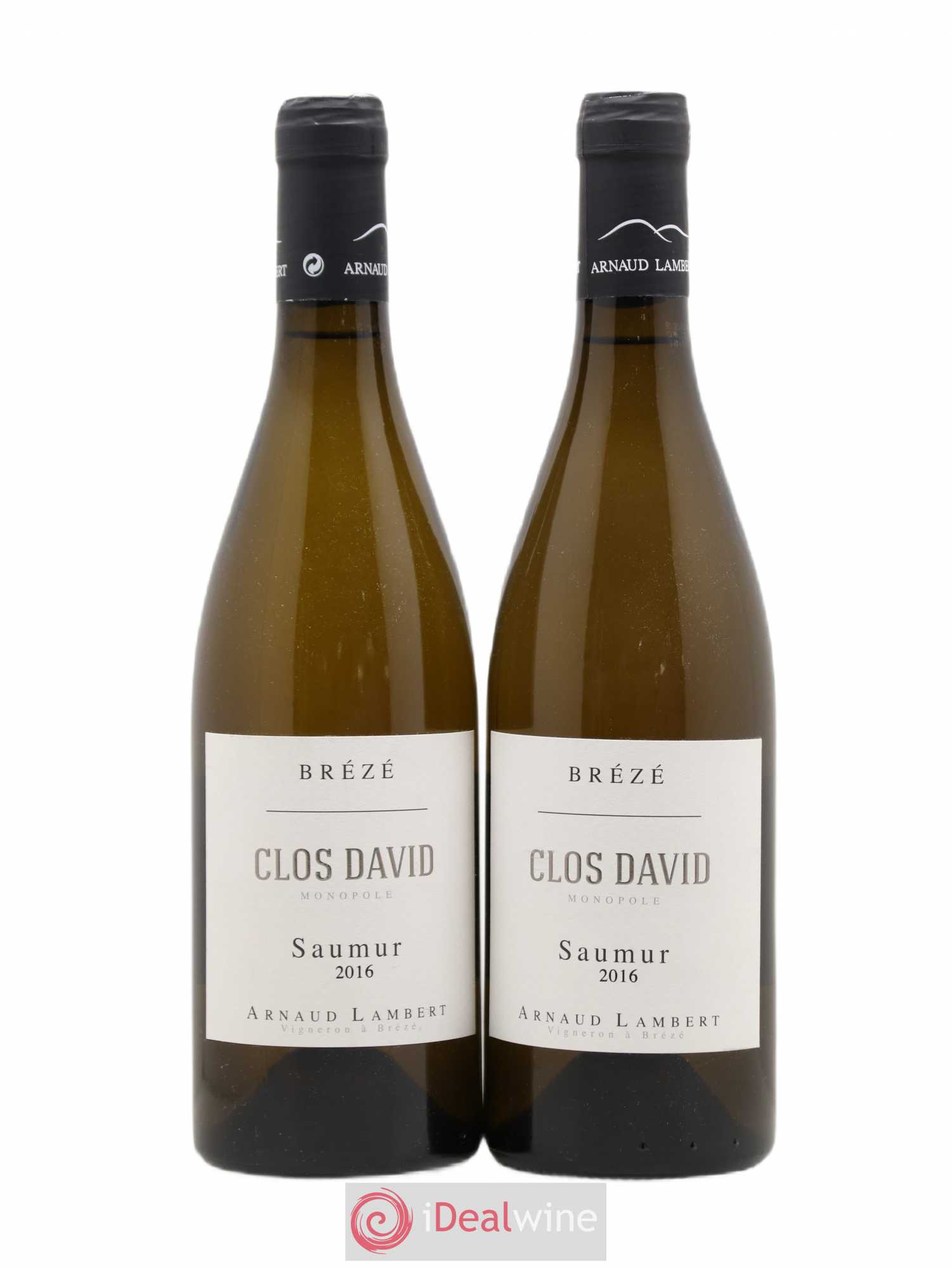 Saumur Brézé Clos David Arnaud Lambert 2016 - Lot de 2 bouteilles - 0