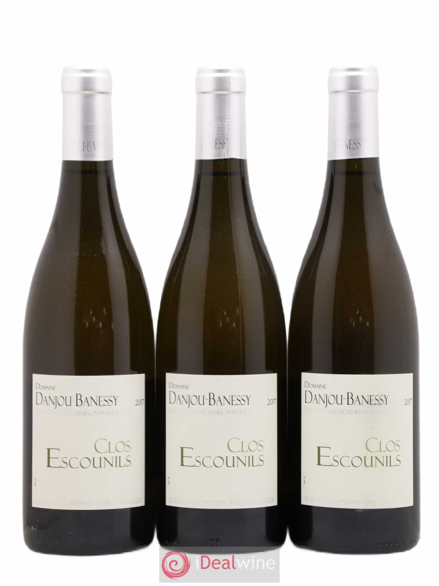 Côtes Catalanes (VDP des Côtes Catalanes) Escounils Danjou Bannessy 2017 - Posten von 3 Flaschen - 0