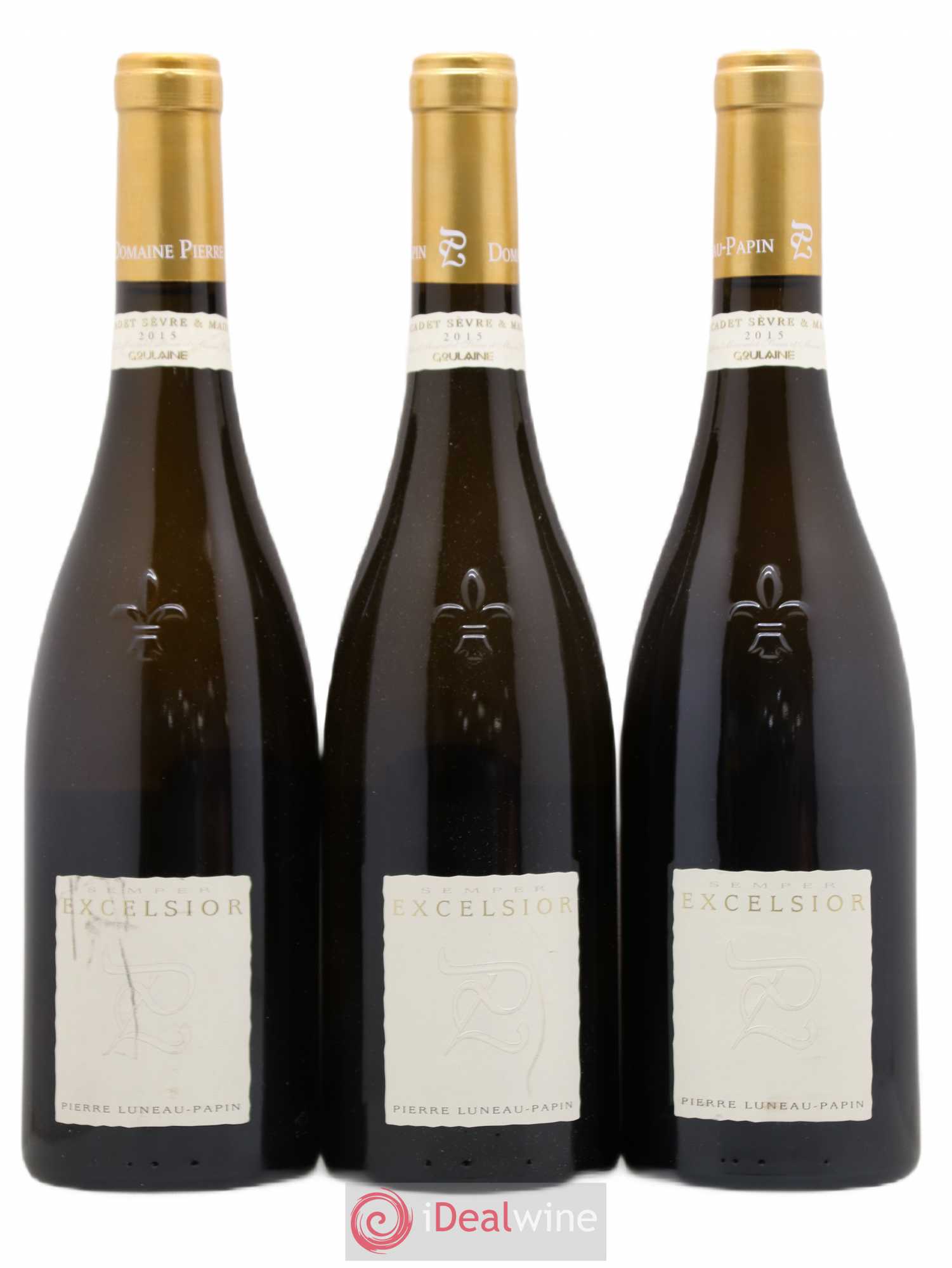 Muscadet-Sèvre-et-Maine Cru Goulaine Excelsior Luneau-Papin 2015 - Lot de 3 bouteilles - 0
