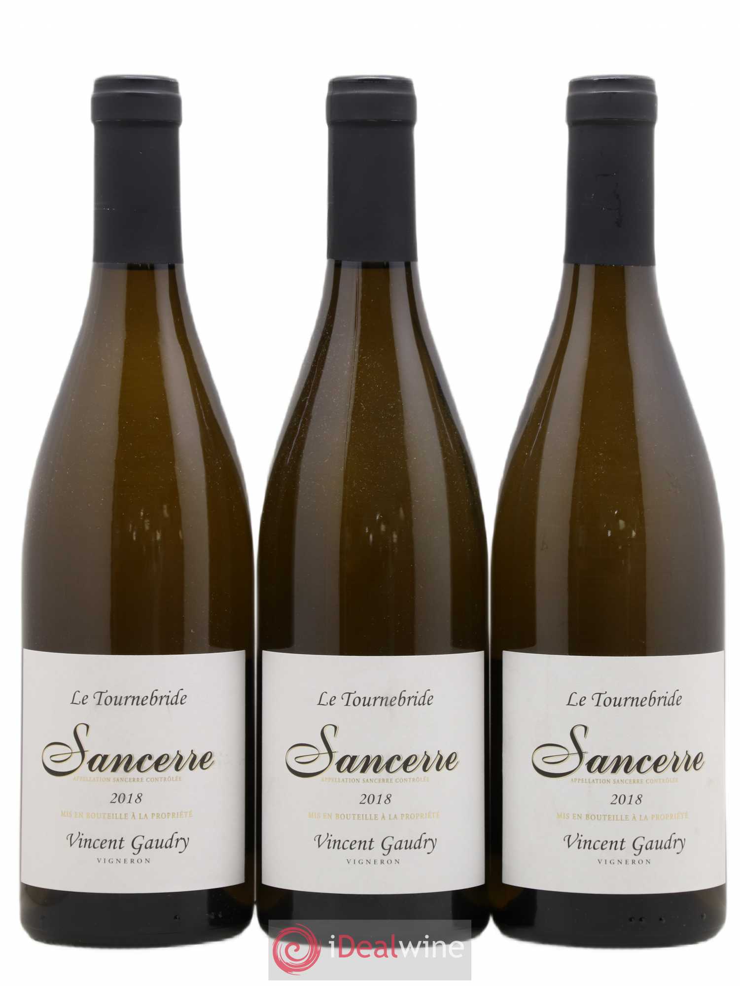 Sancerre Le Tournebride Vincent Gaudry 2018 - Lot de 3 bouteilles - 0