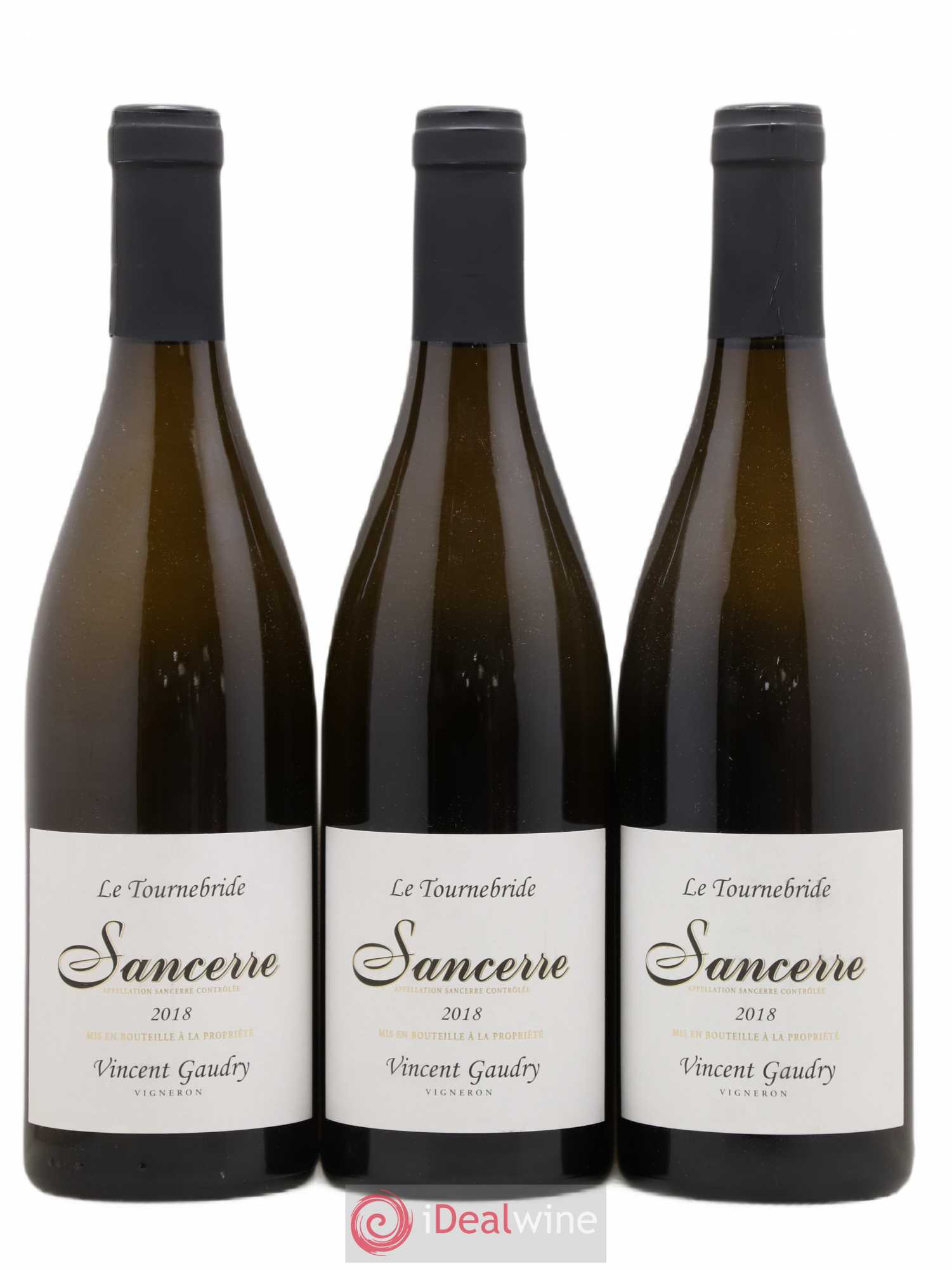 Sancerre Le Tournebride Vincent Gaudry 2018 - Lot de 3 bouteilles - 0