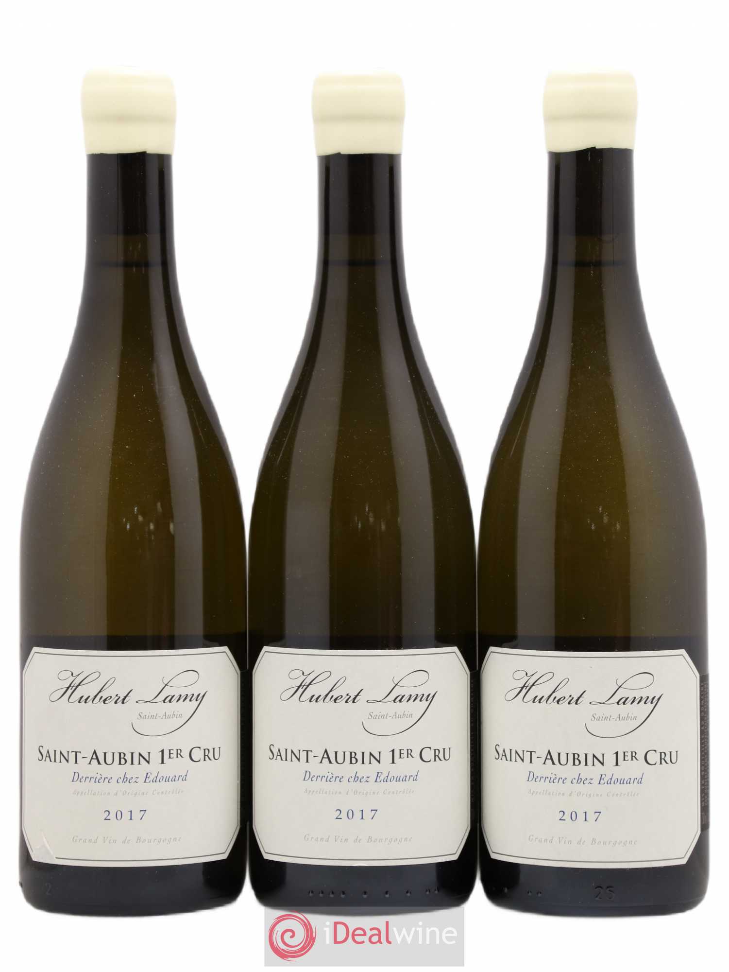Saint-Aubin 1er Cru Derrière chez Edouard Hubert Lamy 2017 - Lot de 3 bouteilles - 0