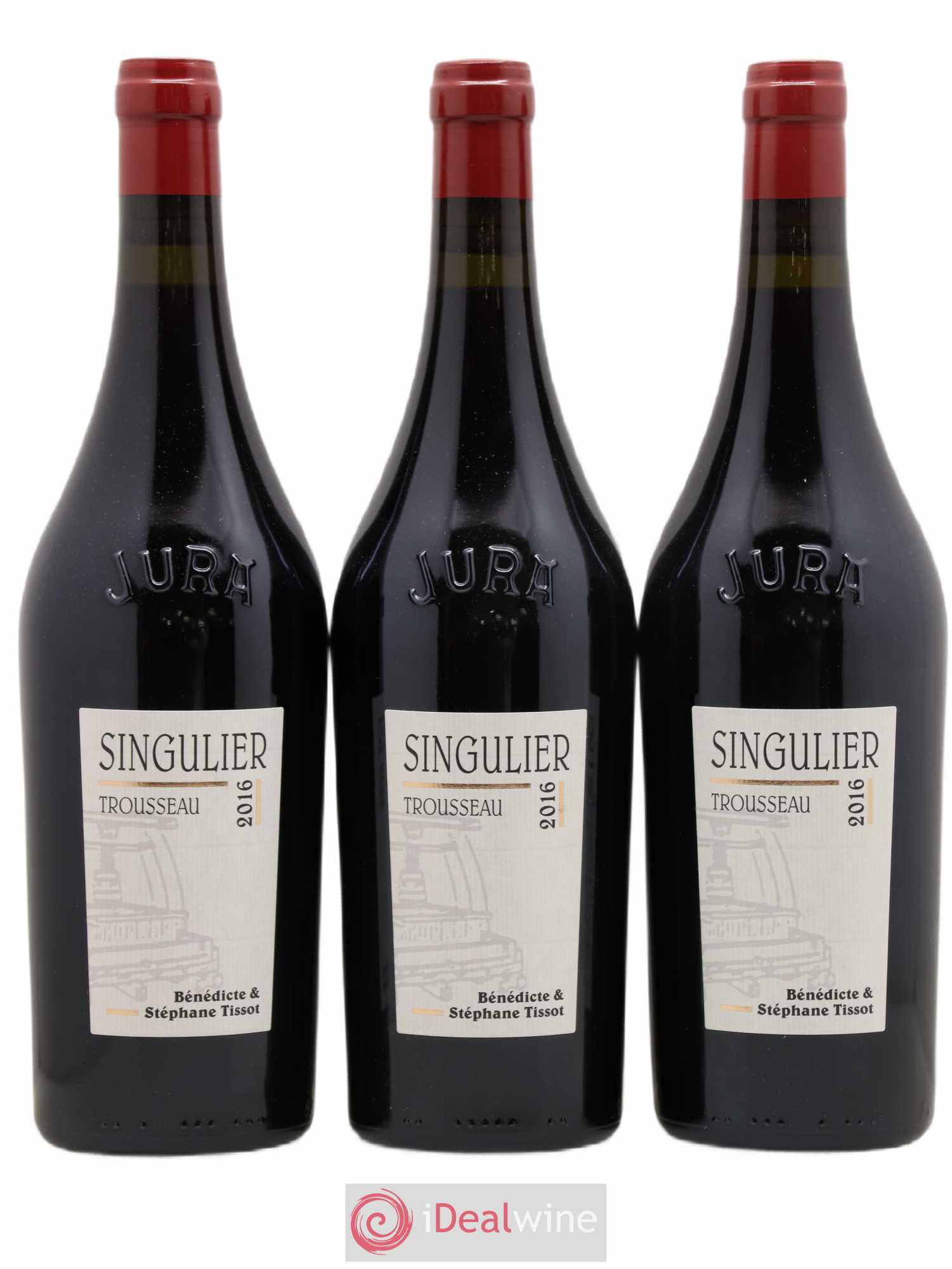 Arbois Trousseau Singulier Bénédicte et Stéphane Tissot 2016 - Lot de 3 bouteilles - 0