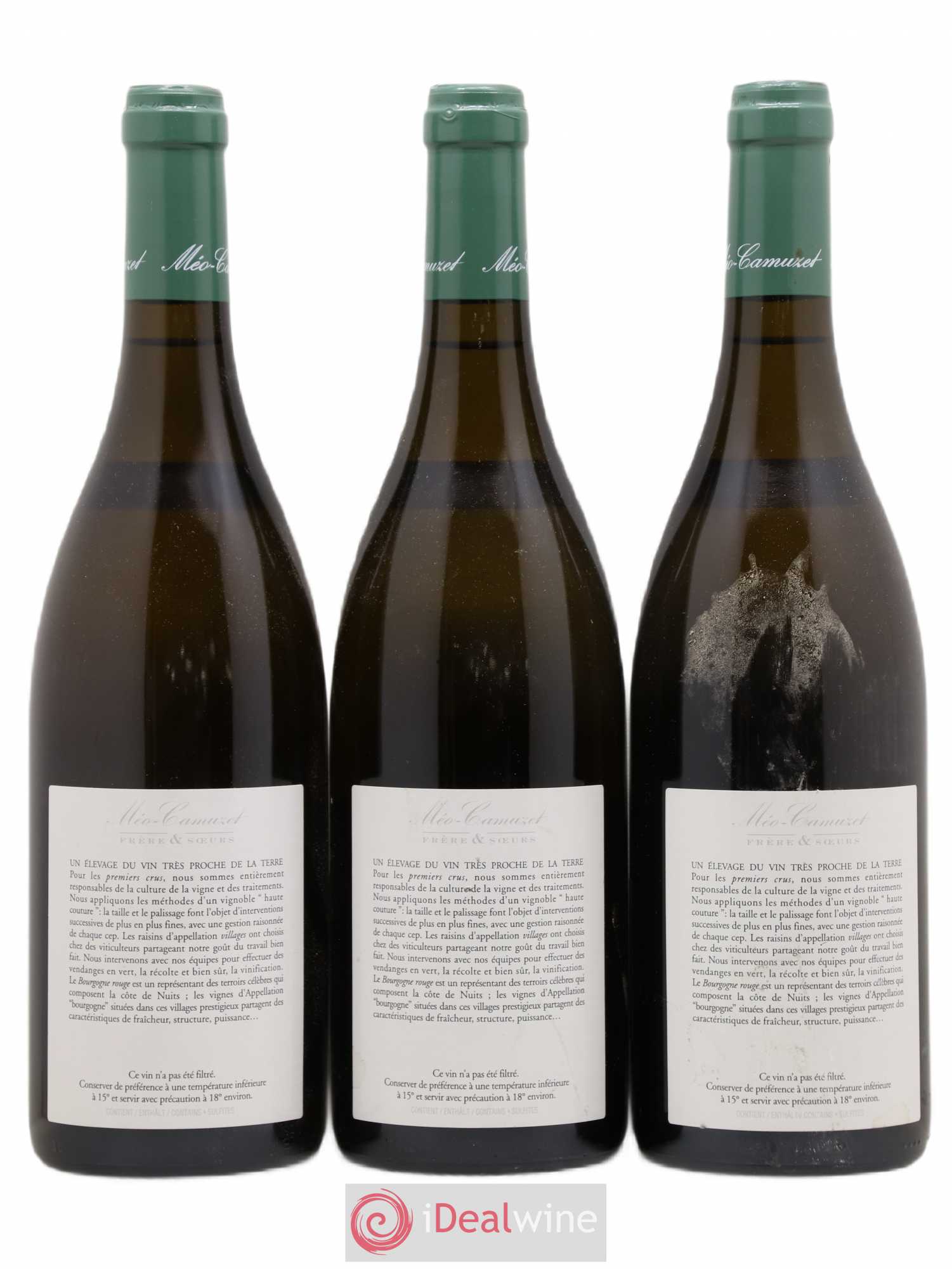 Corton-Charlemagne Grand Cru Méo-Camuzet (Frère & Soeurs) 2012 - Lot de 3 bouteilles - 1