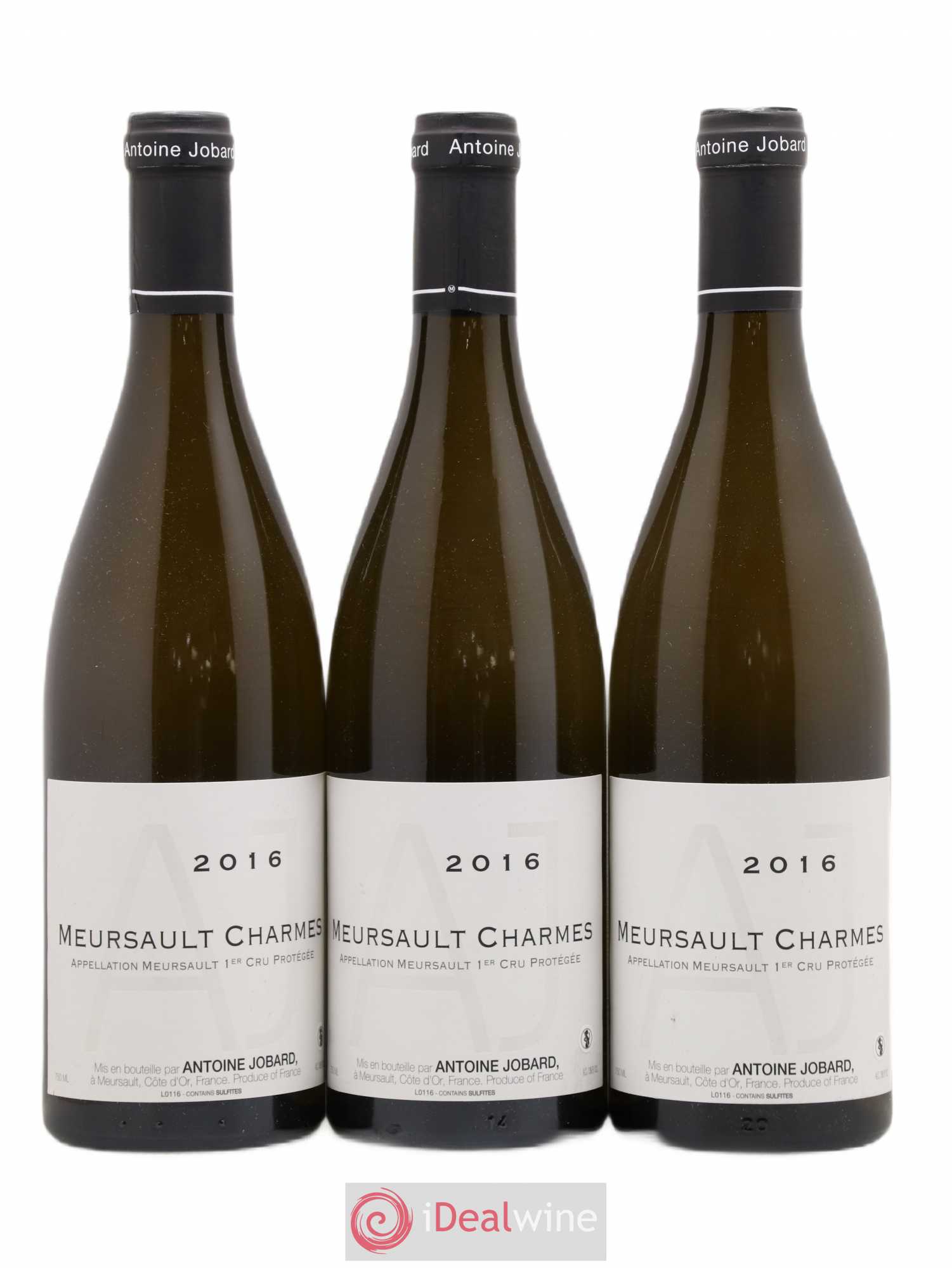 Meursault 1er Cru Charmes François et Antoine Jobard (Domaine) 2016 - Lot de 3 bouteilles - 0