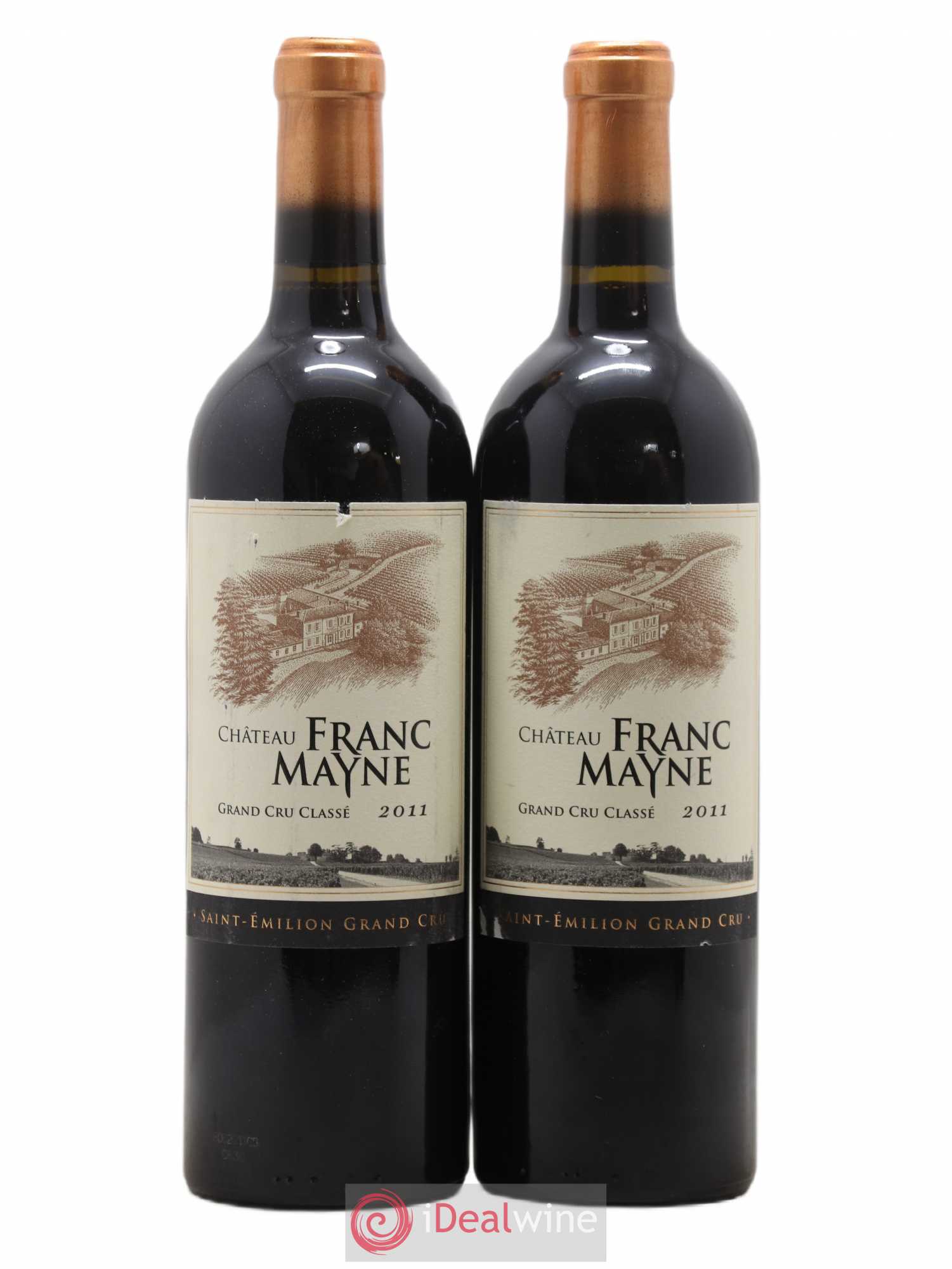 Château Franc Mayne Grand Cru Classé 2011 - Lot de 2 bouteilles - 0
