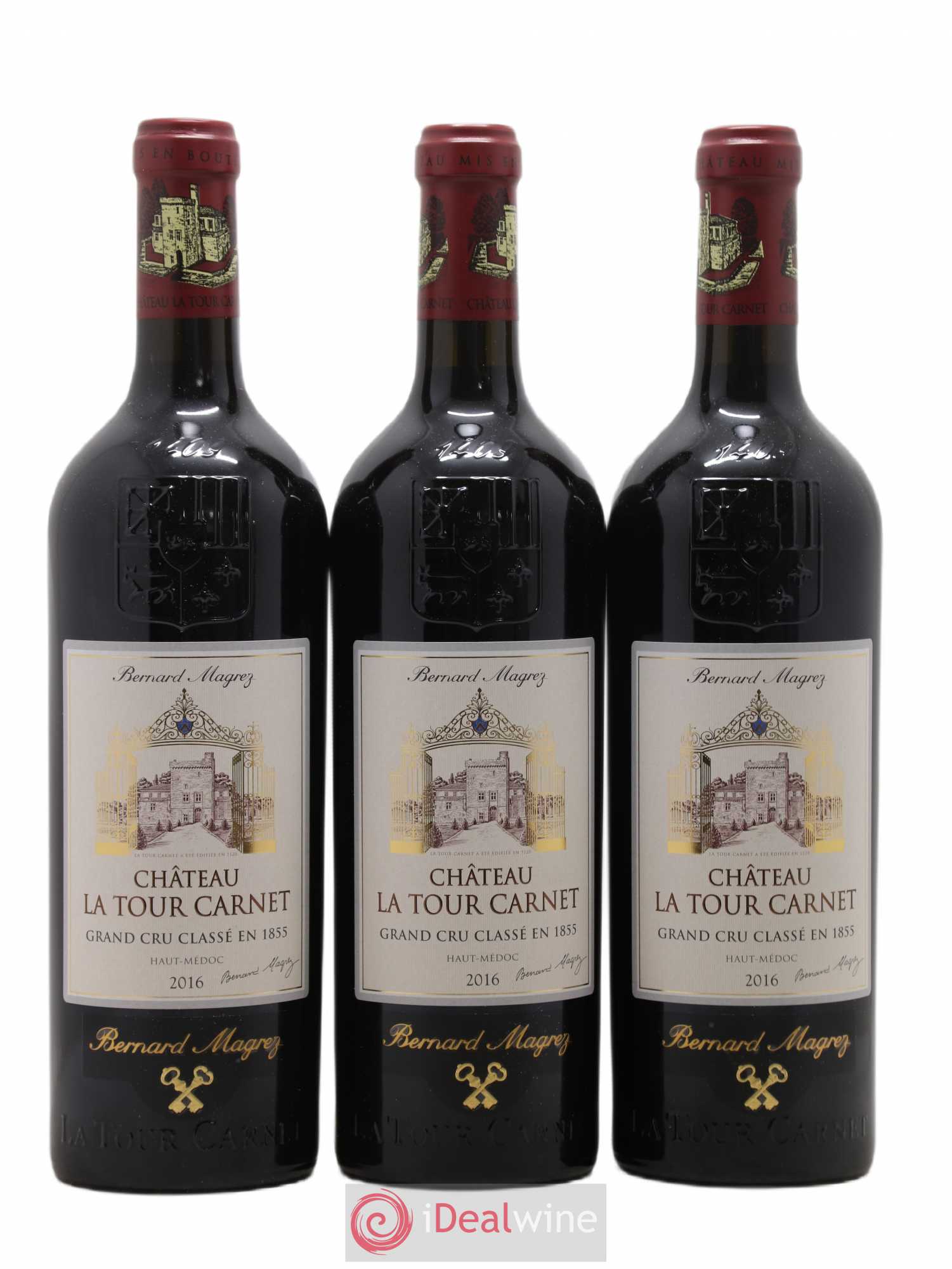 Château la Tour Carnet 4ème Grand Cru Classé 2016 - Lot de 6 bouteilles - 2