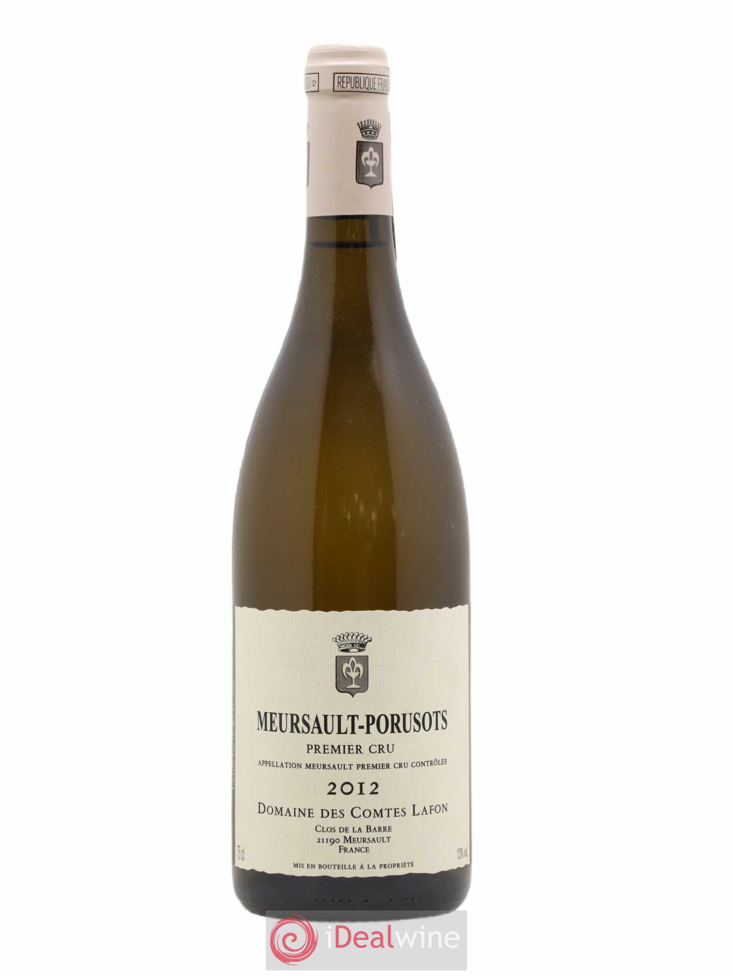 Meursault 1er Cru Porusots Comtes Lafon (Domaine des) 2012 - Lot de 1 bouteille - 0