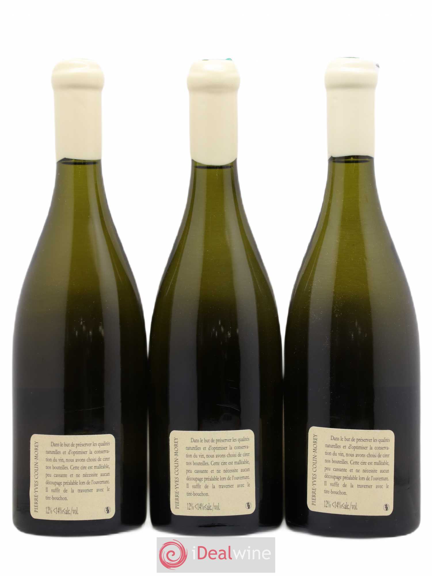Meursault 1er Cru Charmes Pierre-Yves Colin Morey 2015 - Lot de 3 bouteilles - 1