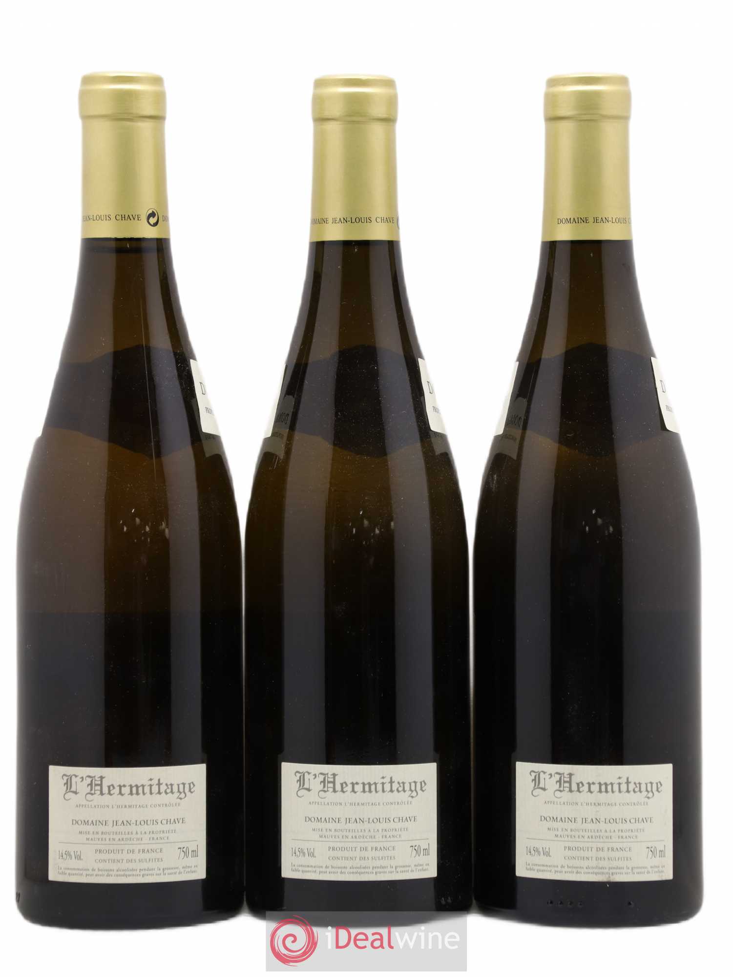 Hermitage Jean-Louis Chave 2010 - Lot de 3 bouteilles - 1