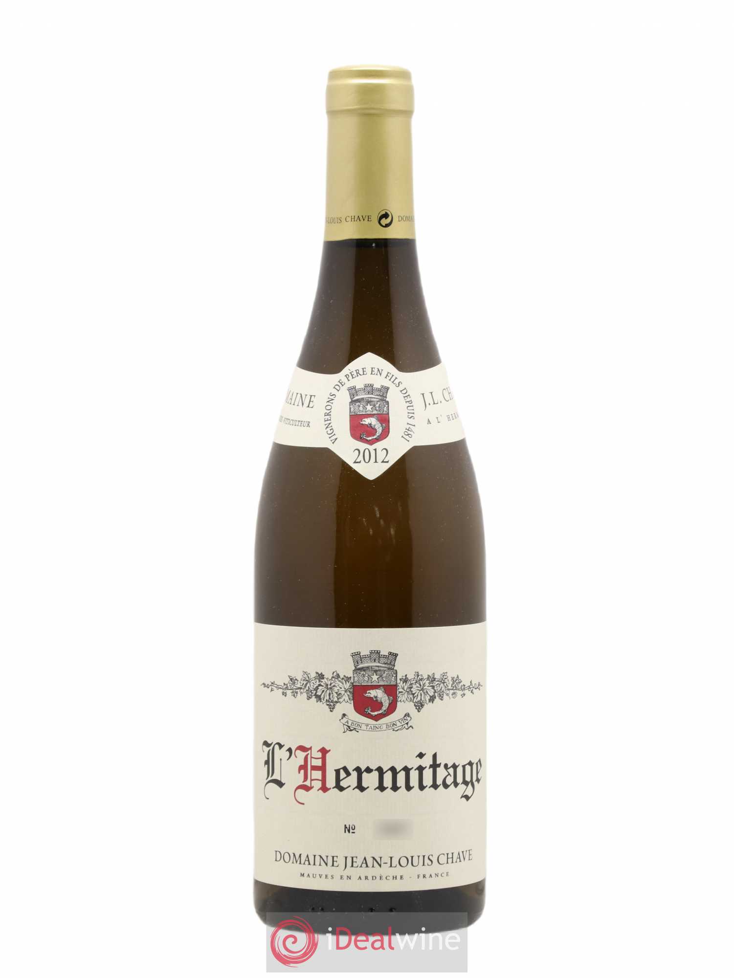Hermitage Jean-Louis Chave 2012 - Lot de 1 bouteille - 0