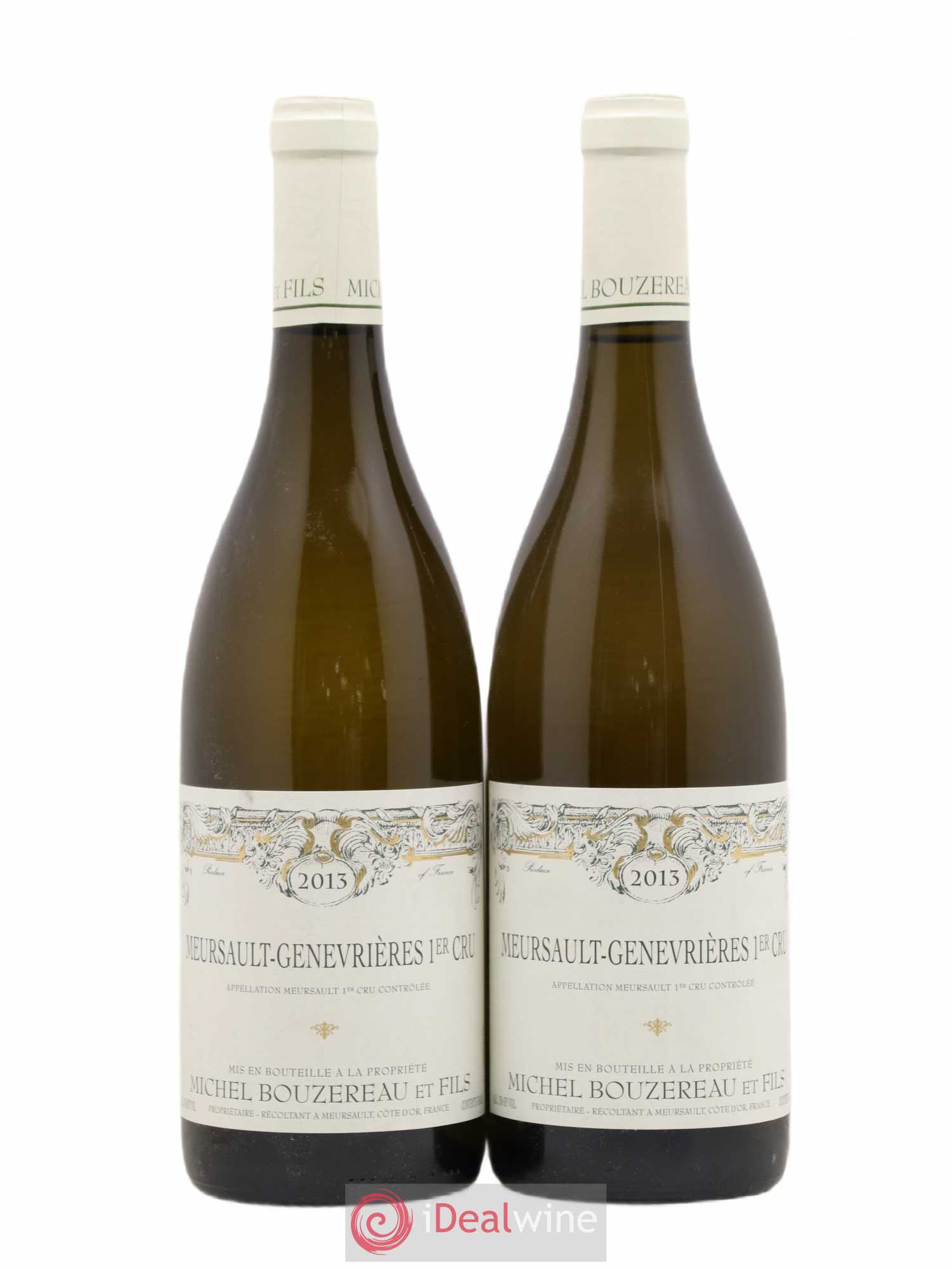 Meursault 1er Cru Les Genevrières Michel Bouzereau et Fils (Domaine) 2013 - Lot de 2 bouteilles - 0